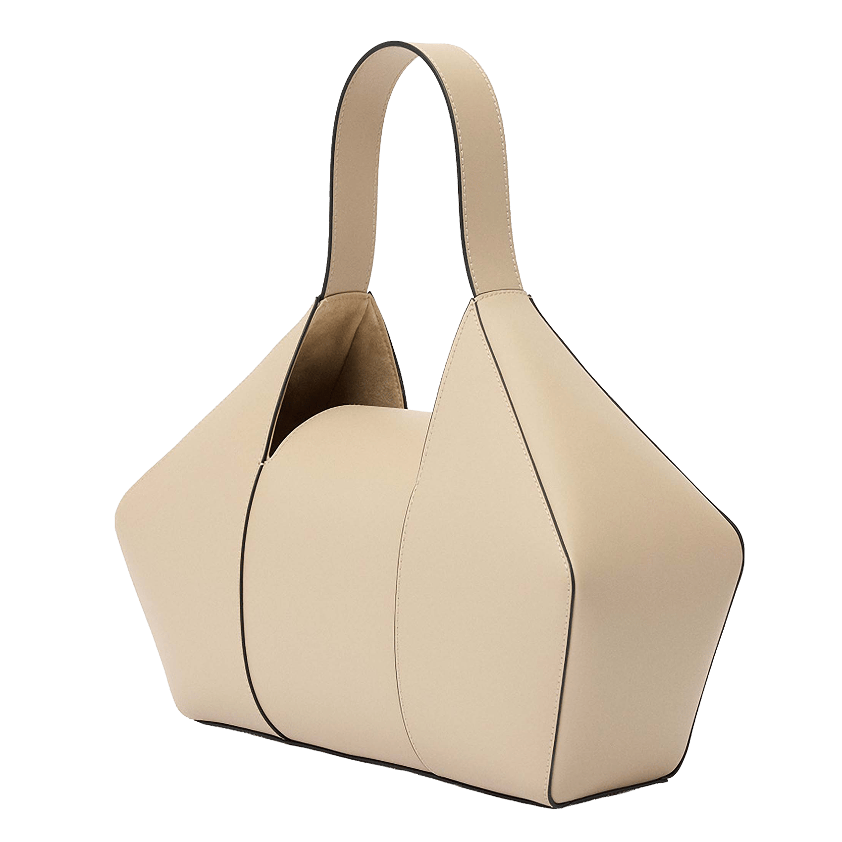 Sac cabas en cuir SIMORRA Beige