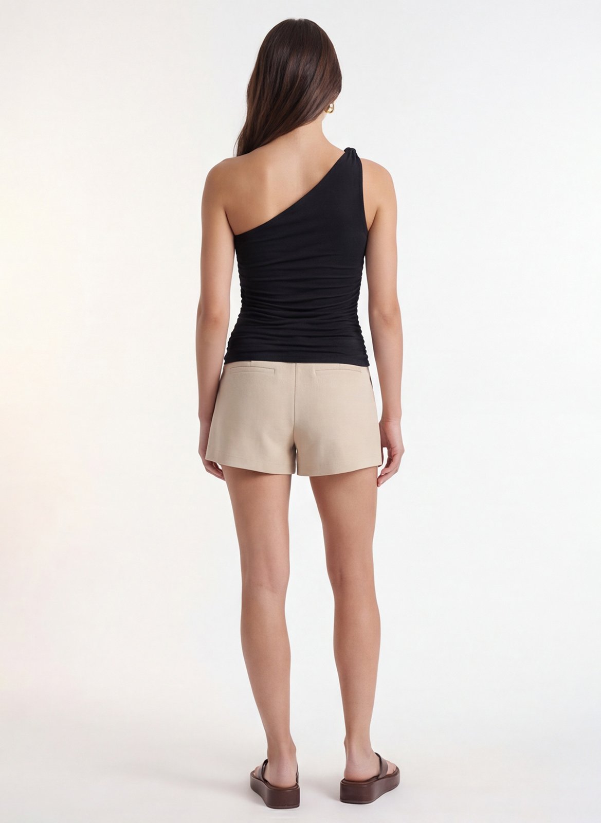 Asymmetrisches Top KOOKAI Schwarz