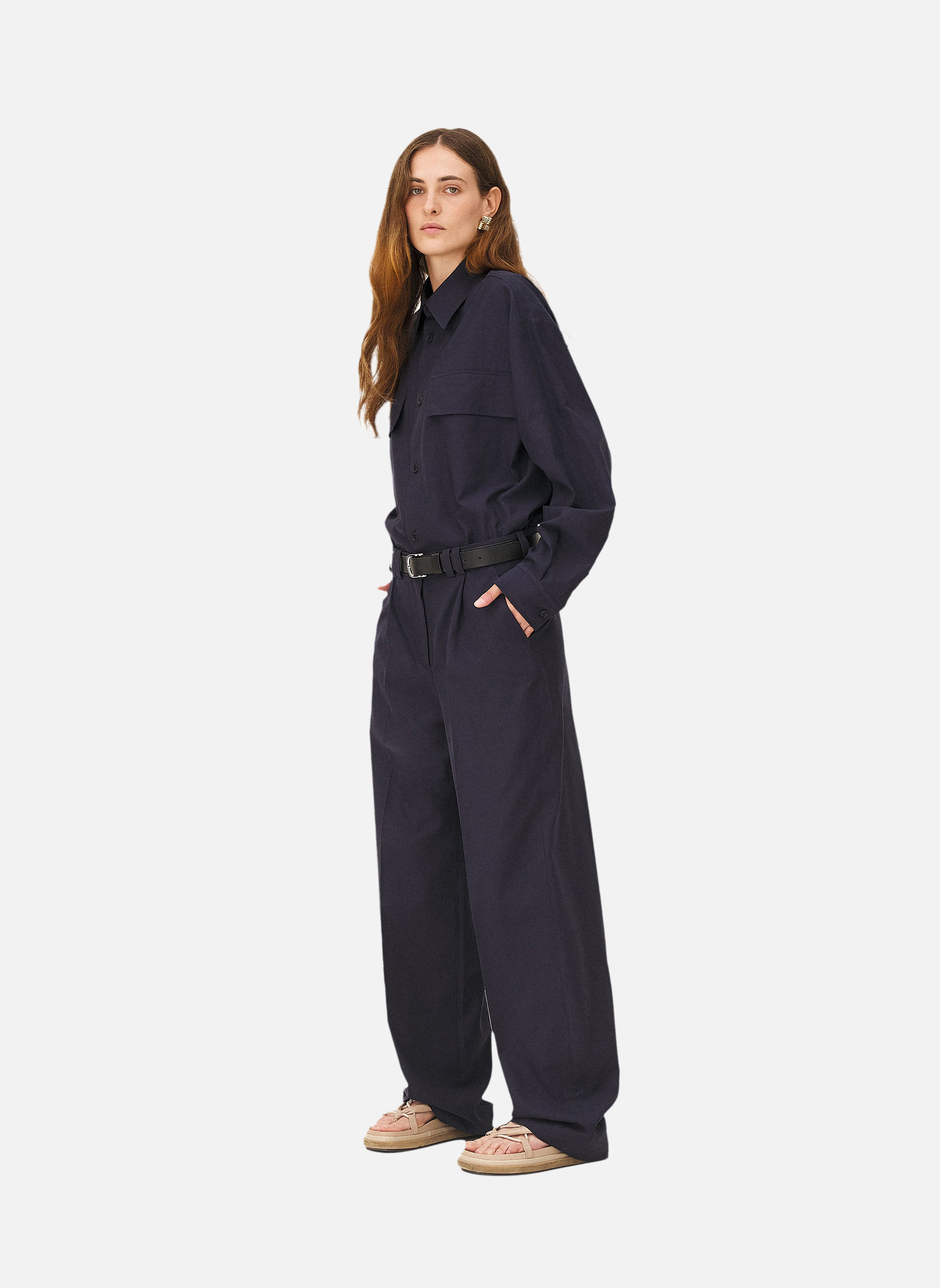 Tailoring trousers VILS NAVY Noyoco Blue