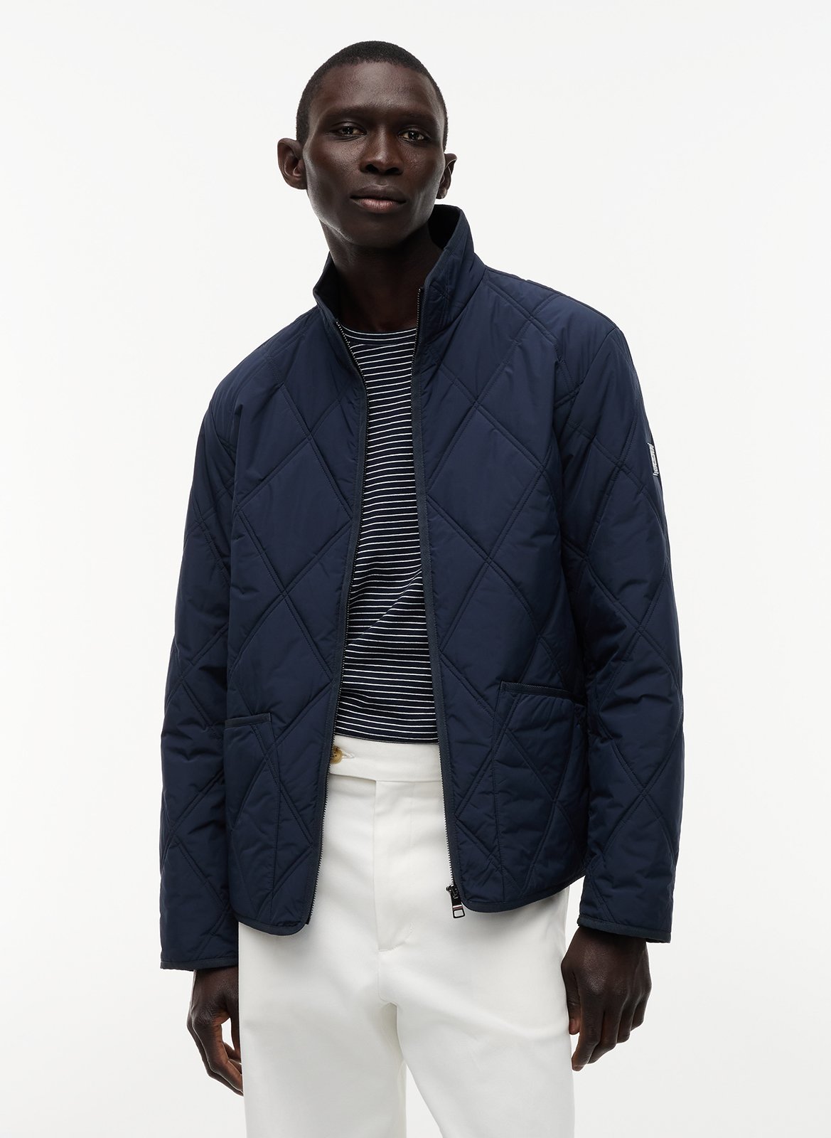 Veste matelassée col montant  TOMMY HILFIGER Bleu