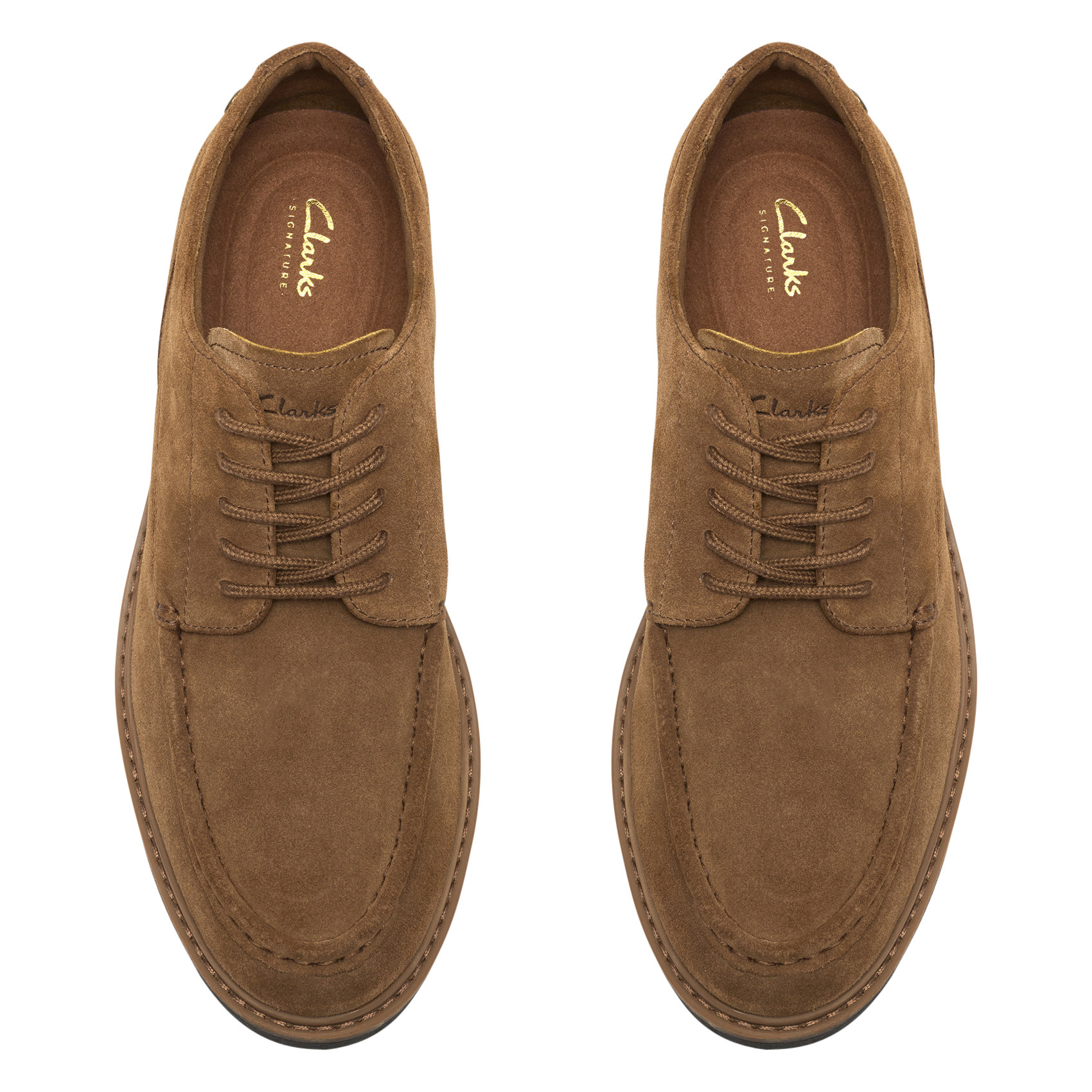 Derbys aus Leder CLARKS Braun
