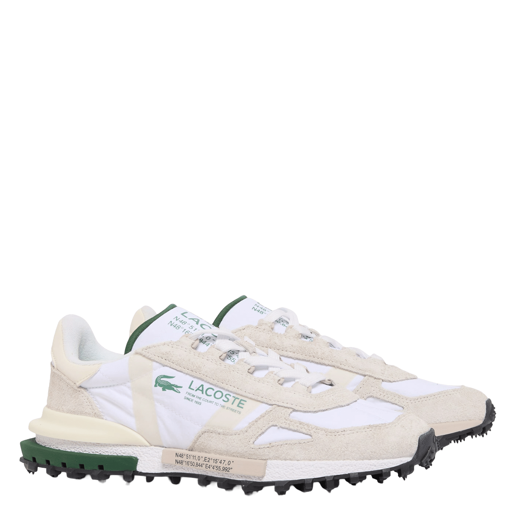 Leather low-top sneakers LACOSTE Multicolored