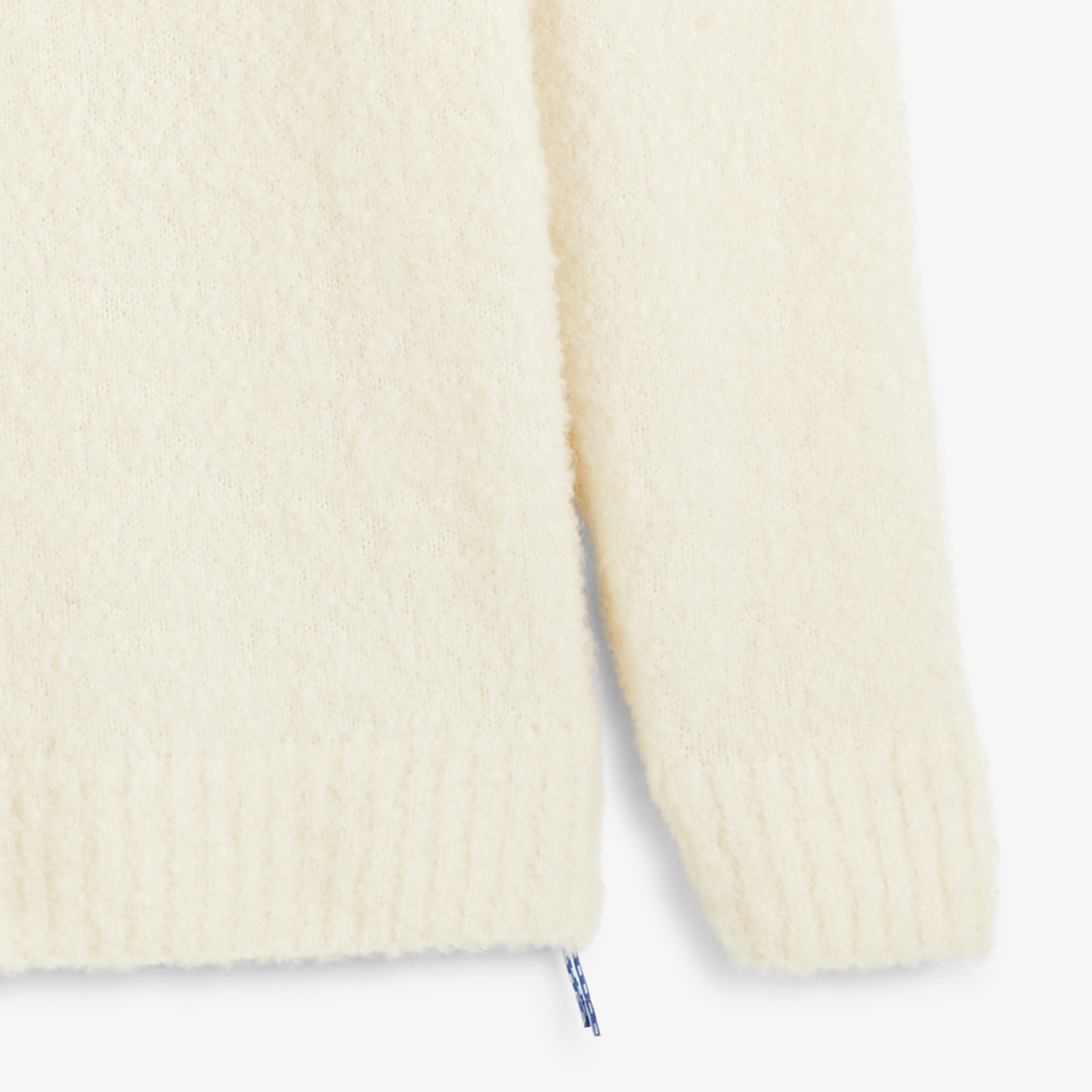 MURRAY ivory bouclé-effect wool crew-neck sweater SBPLAY SERGE BLANCO White