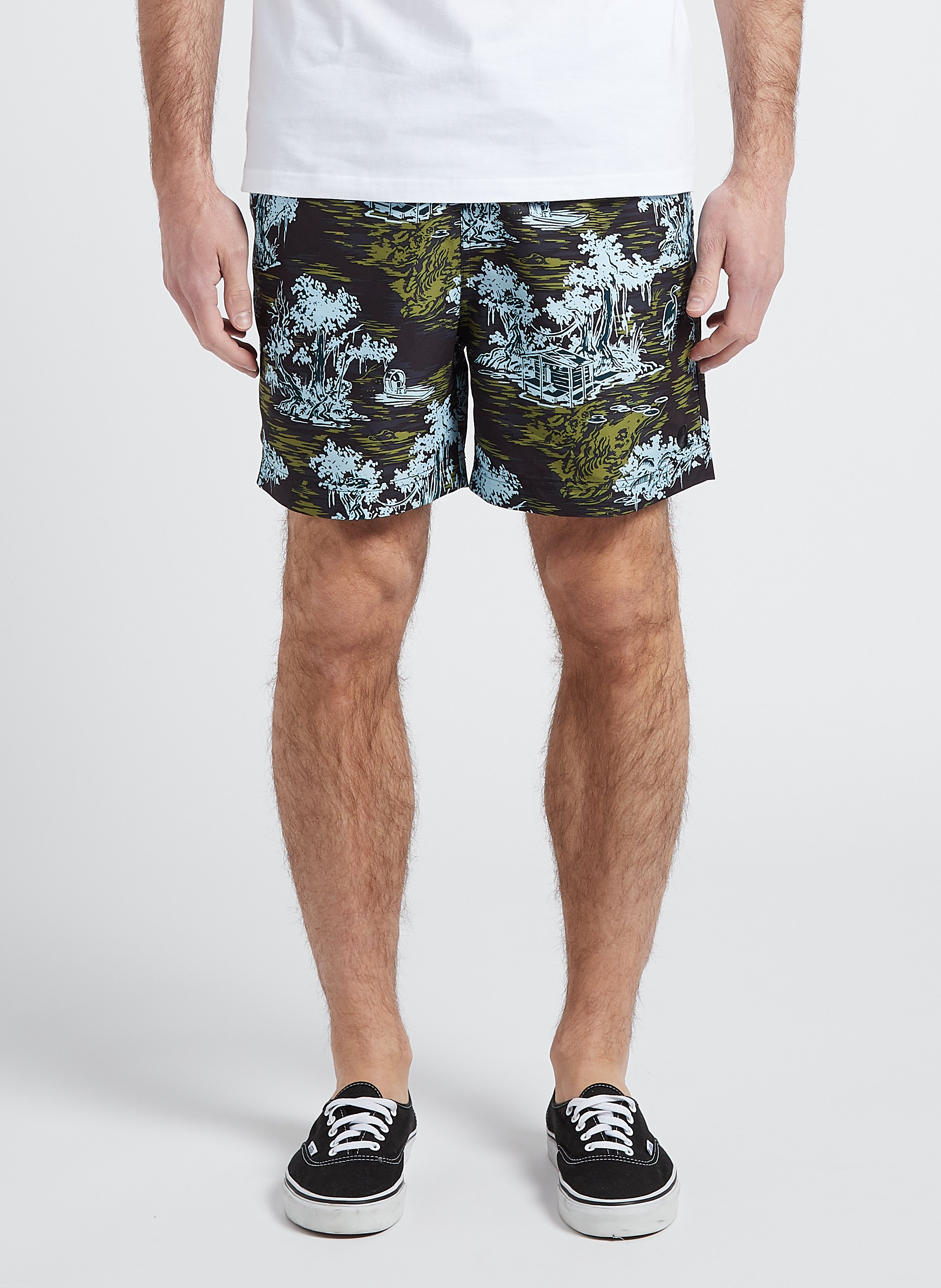 Printed swim shorts CARHARTT WIP Black