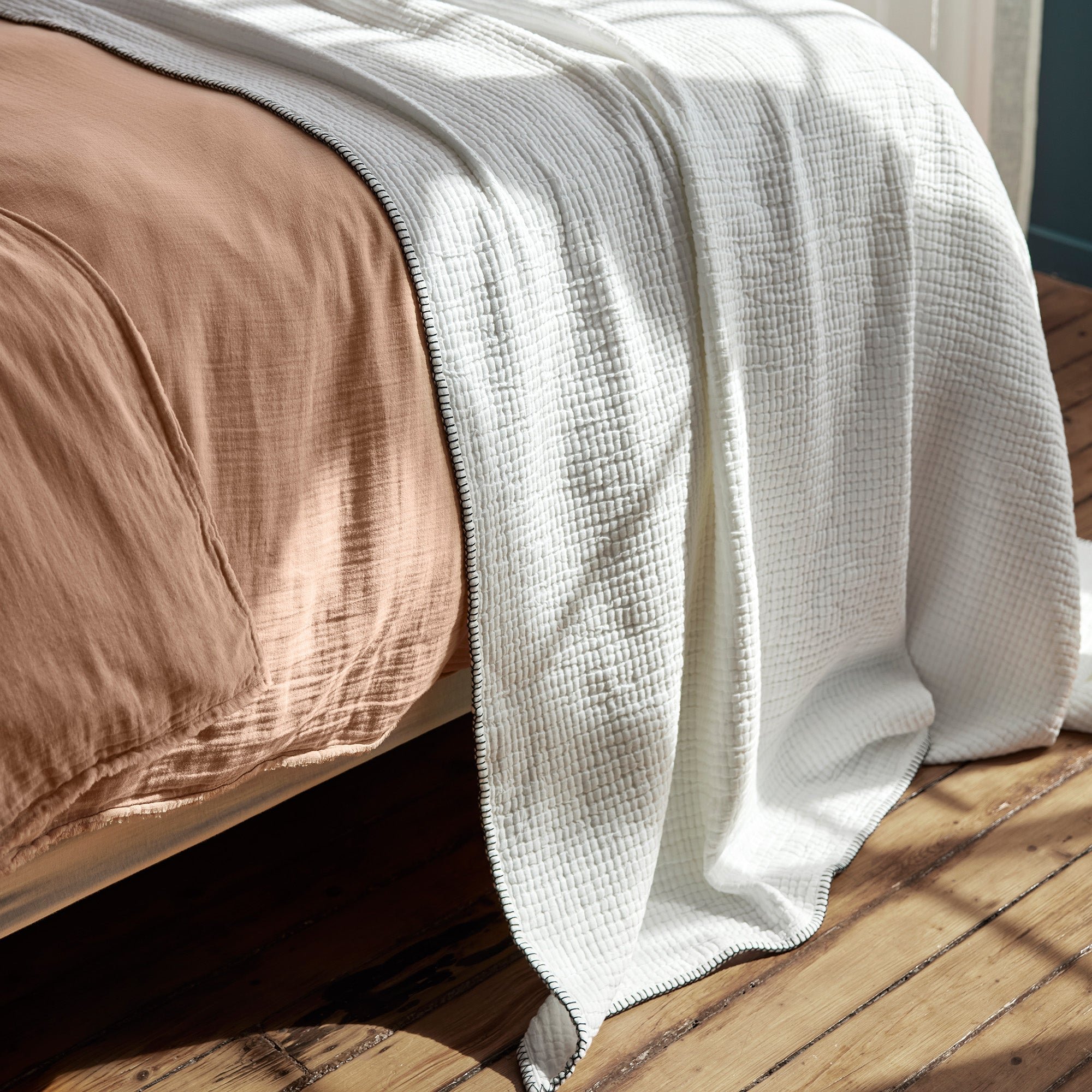 LOU - Cotton duvet cover MADURA Pink