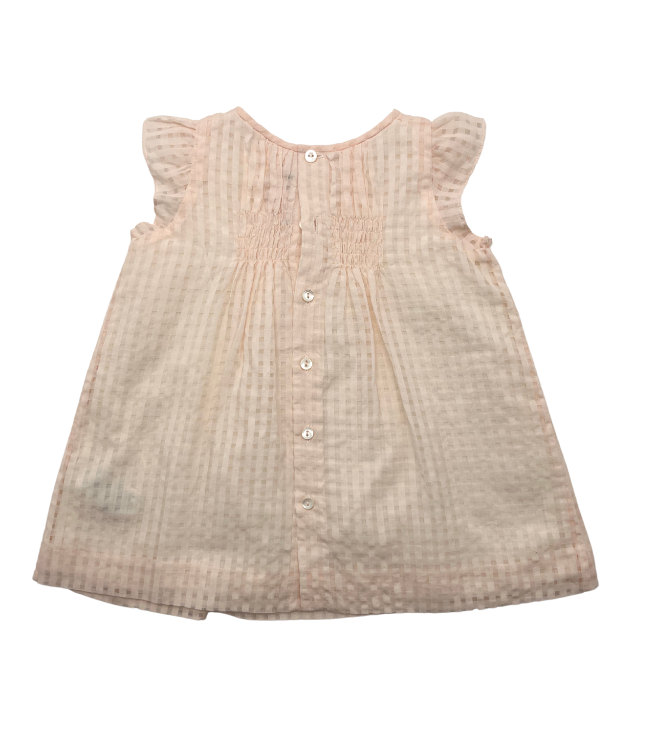 Pink Baby Dress - 6 months BONPOINT - Seconde Main Pink