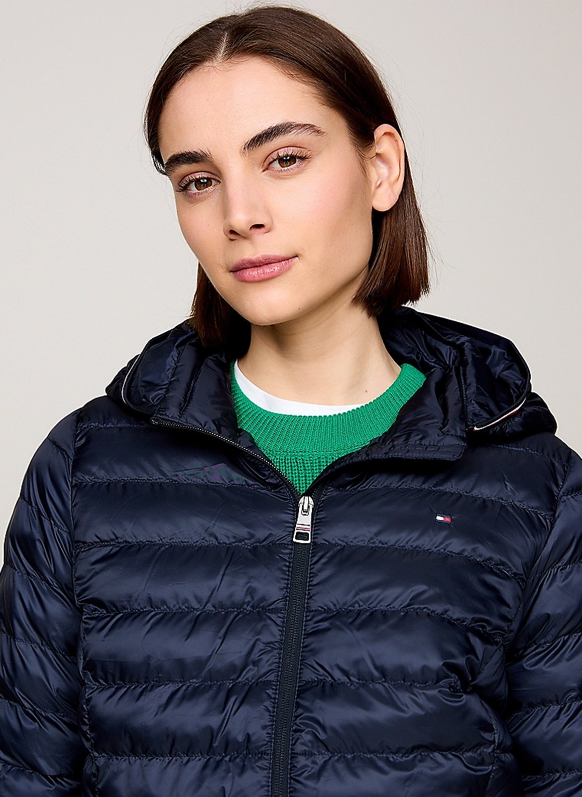 Doudoune à capuche TOMMY HILFIGER Bleu