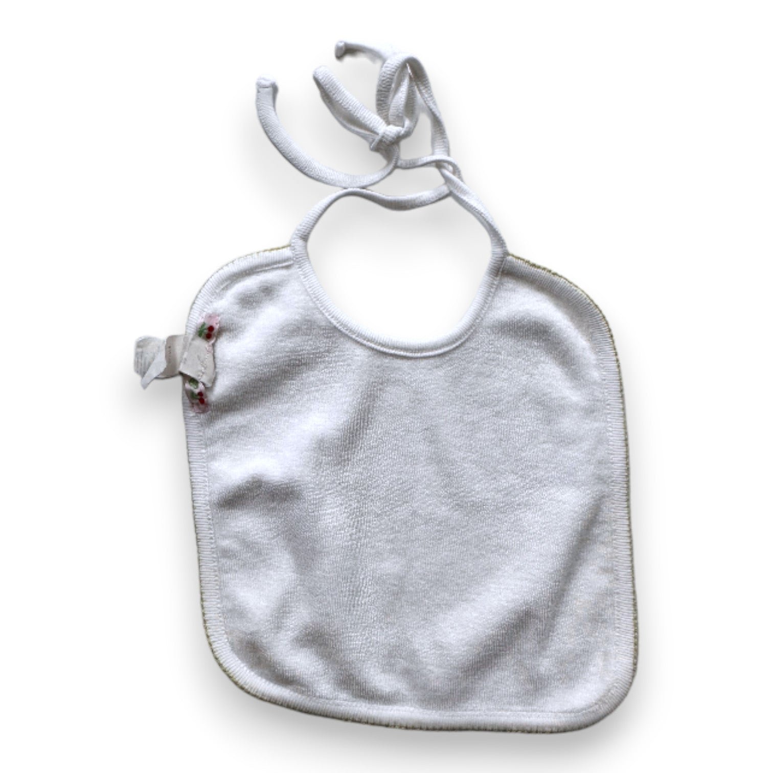 White baby bib - one size BONPOINT - Seconde Main White