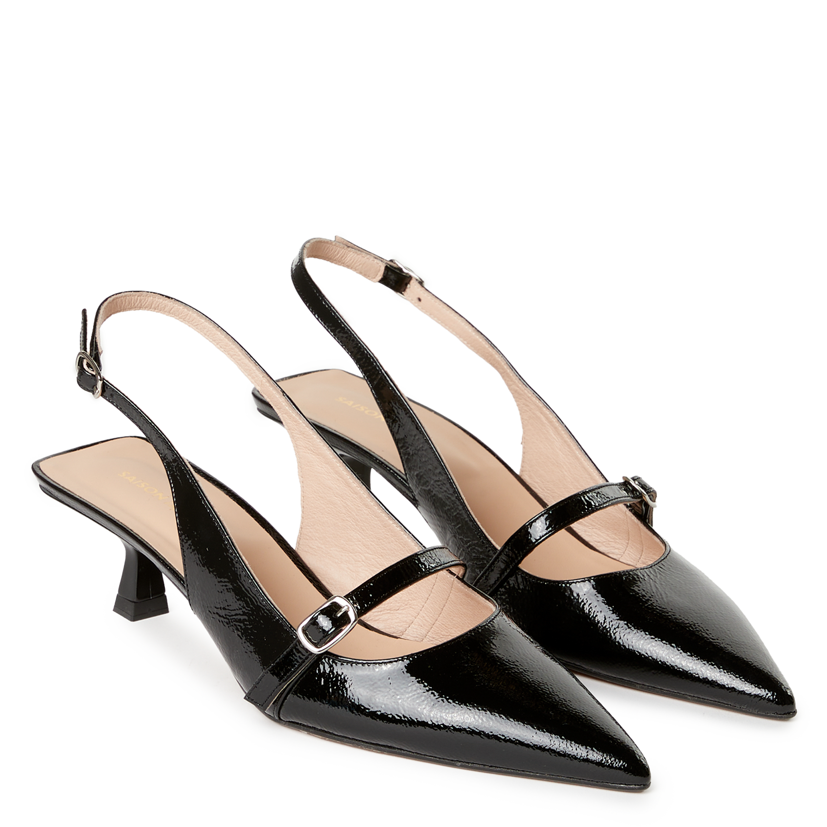 Beyou suede high heels  SAISON 1865 Black