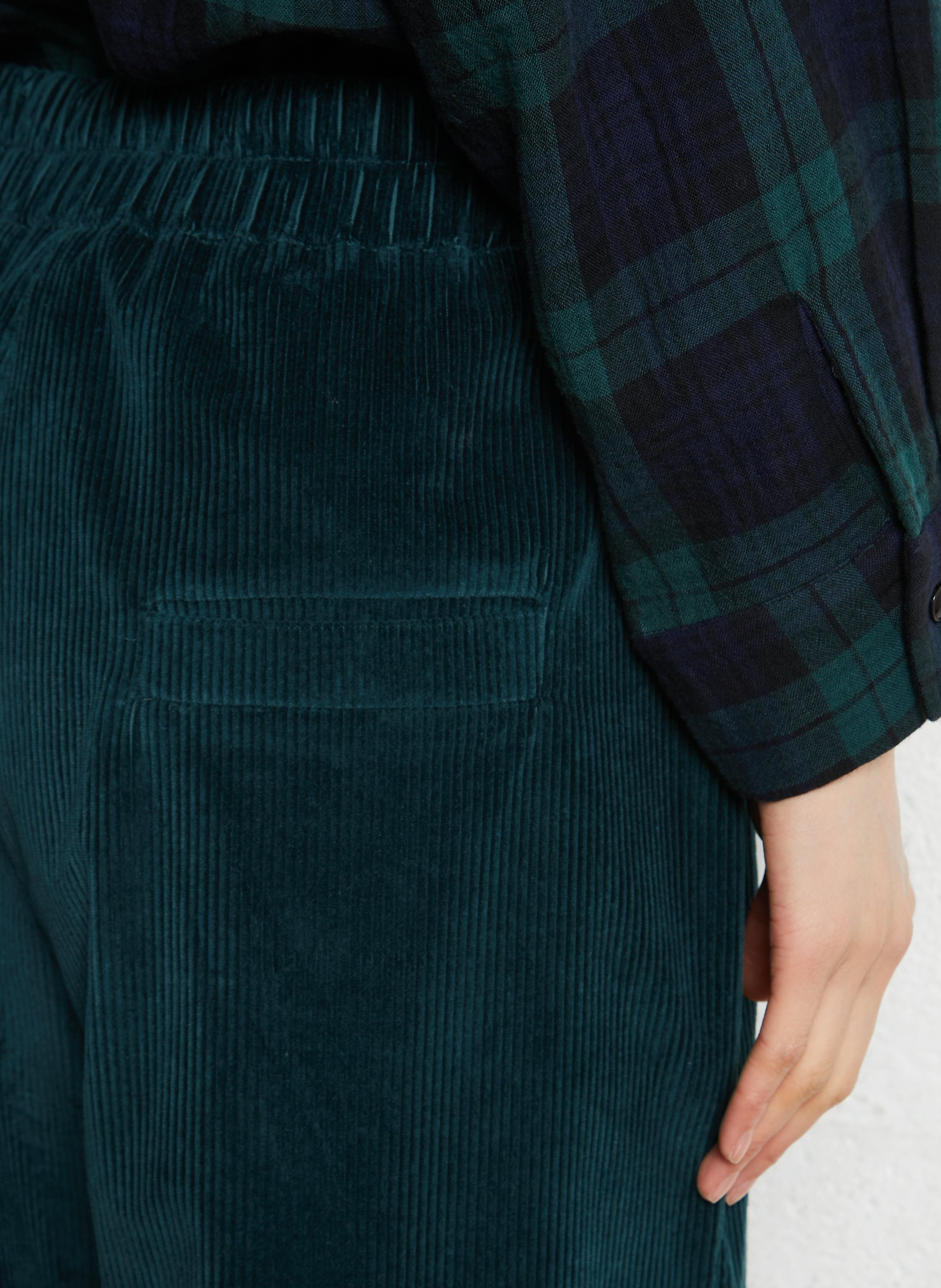 Oversized blouse van katoen met print SUZIE WINKLE Blauw