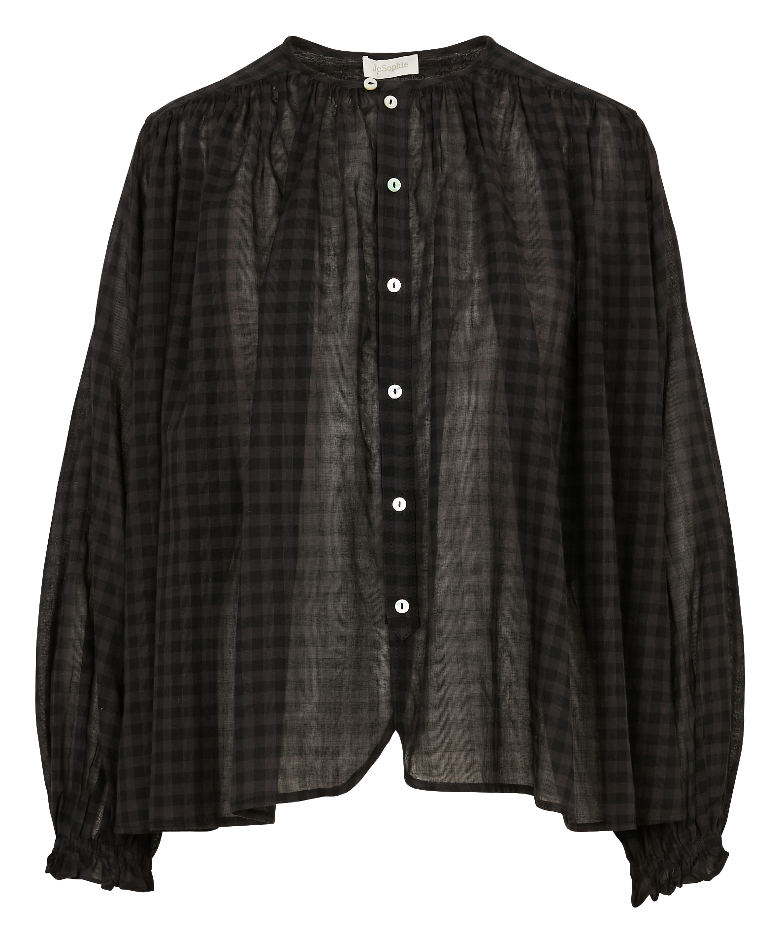 Chemise ample en coton JC SOPHIE Noir