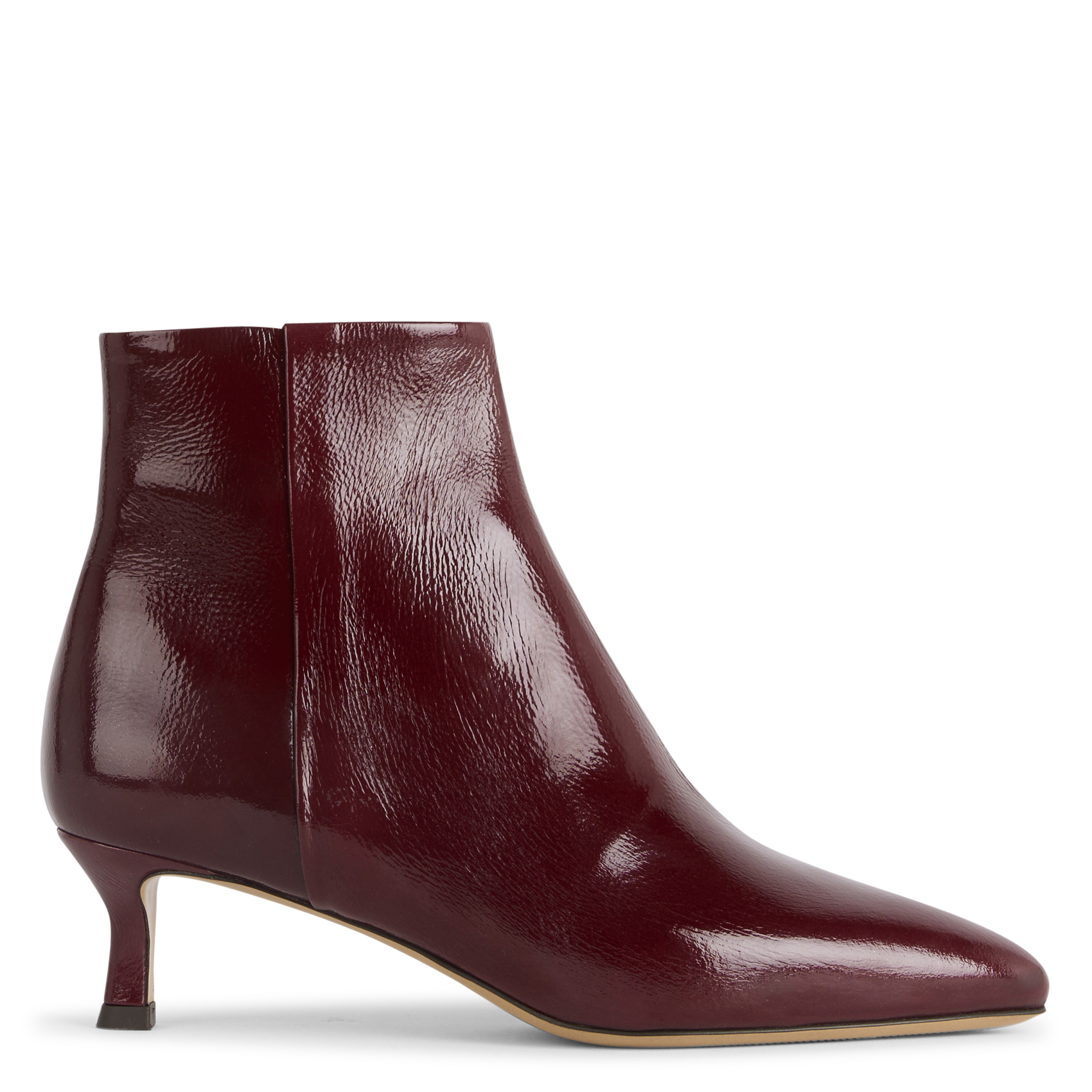 Bottines en cuir RIVECOUR Rouge
