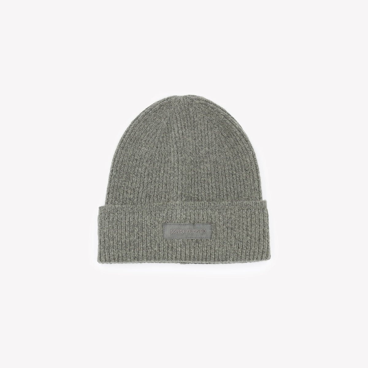 Plain reversible beanie SERGE BLANCO Grey