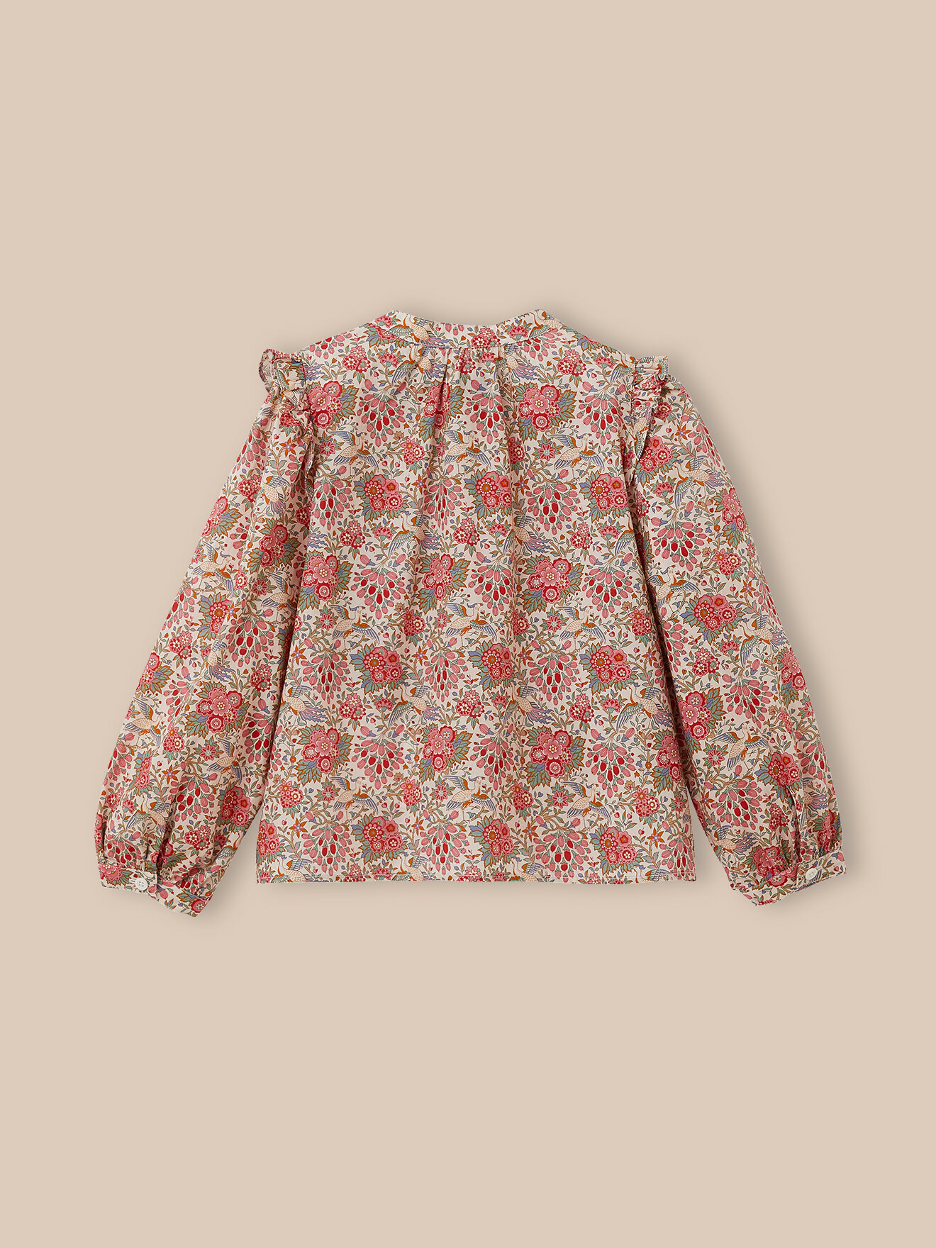 Dante Liberty Fabric Shirt CYRILLUS Pink