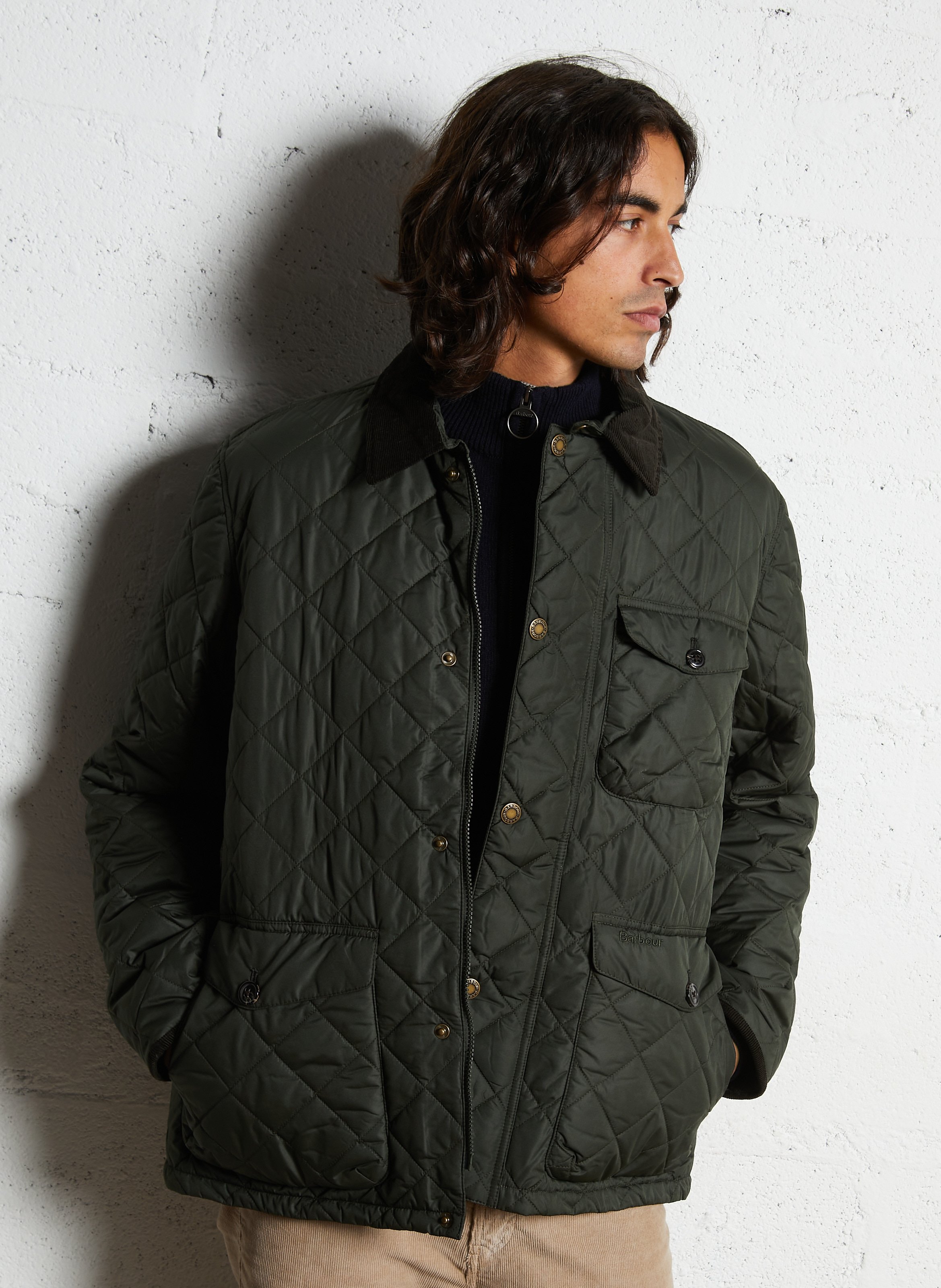 Recht, gewatteerd jasje BARBOUR