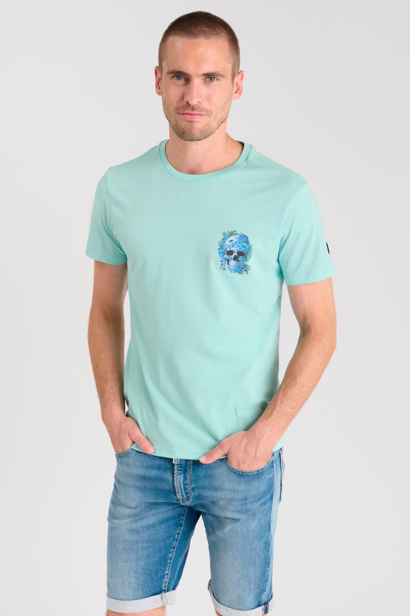 Tommy Badge T-shirt LE TEMPS DES CERISES Blue