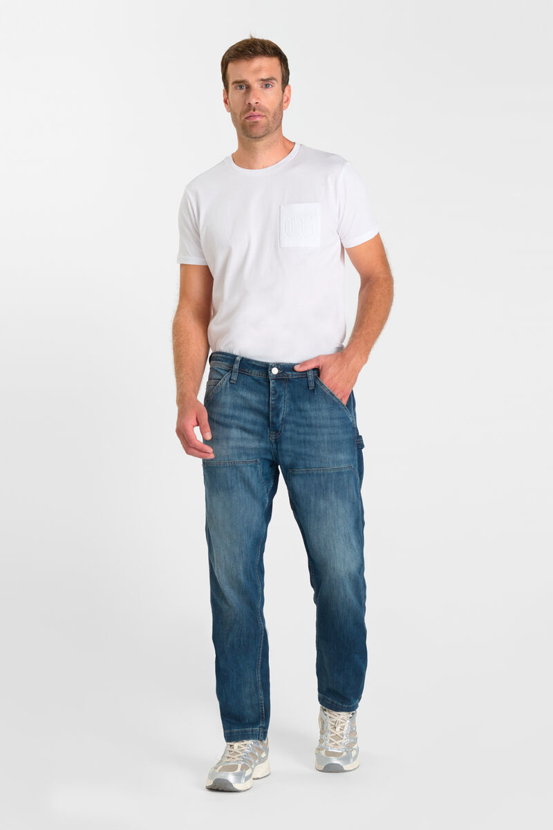 Loose jeans, wide loose fit, length 34 LE TEMPS DES CERISES Blue