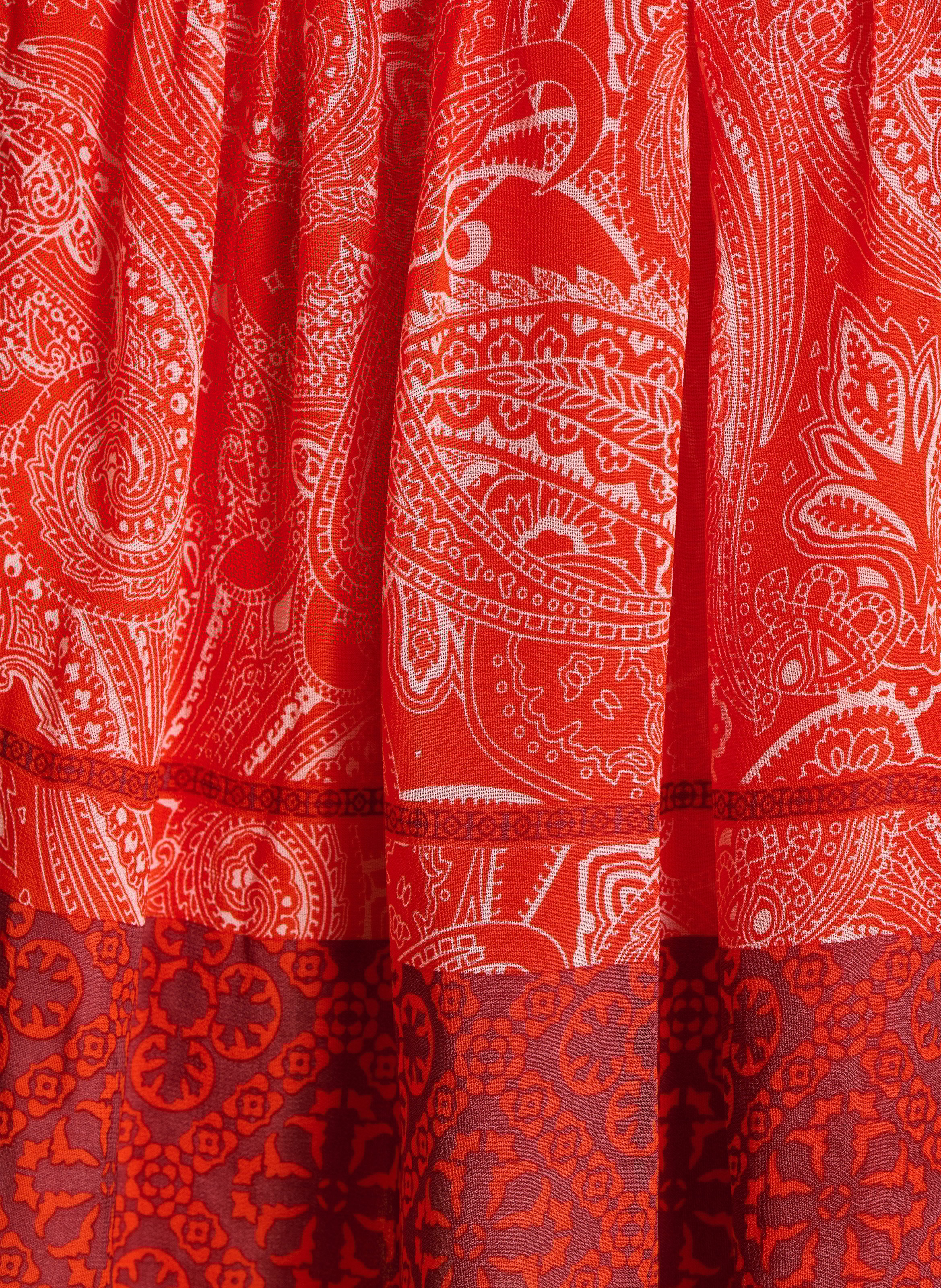 Korte jurk met V-hals LA FEE MARABOUTEE Orange