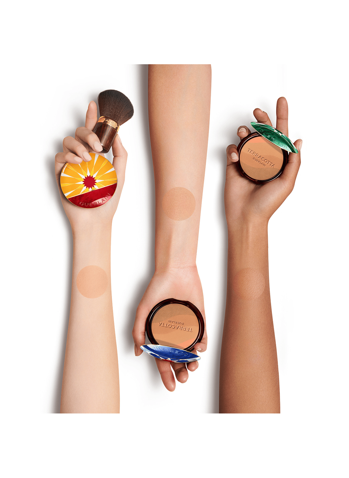 TERRACOTTA GOLDEN DUNES The Radiant Natural Glow Powder Limited Edition 03 green agafay - moyen doré