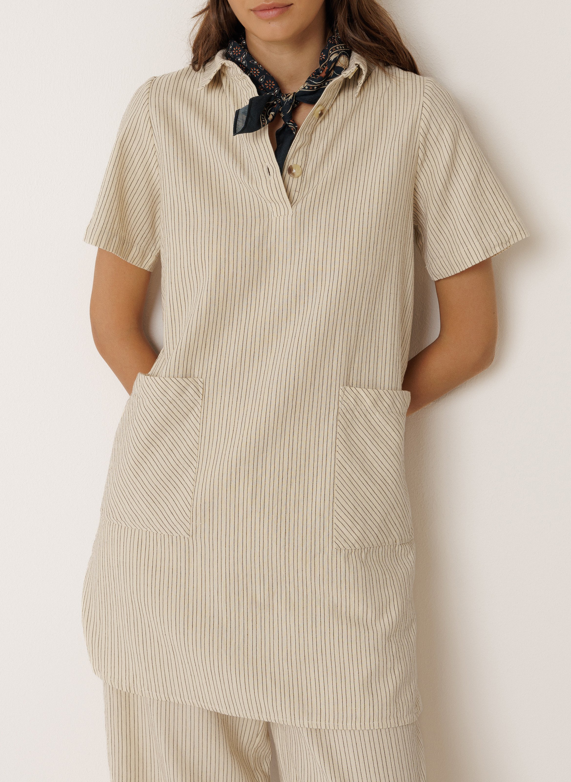 Kurzes Polokleid aus Bio-Baumwolle INDI & COLD