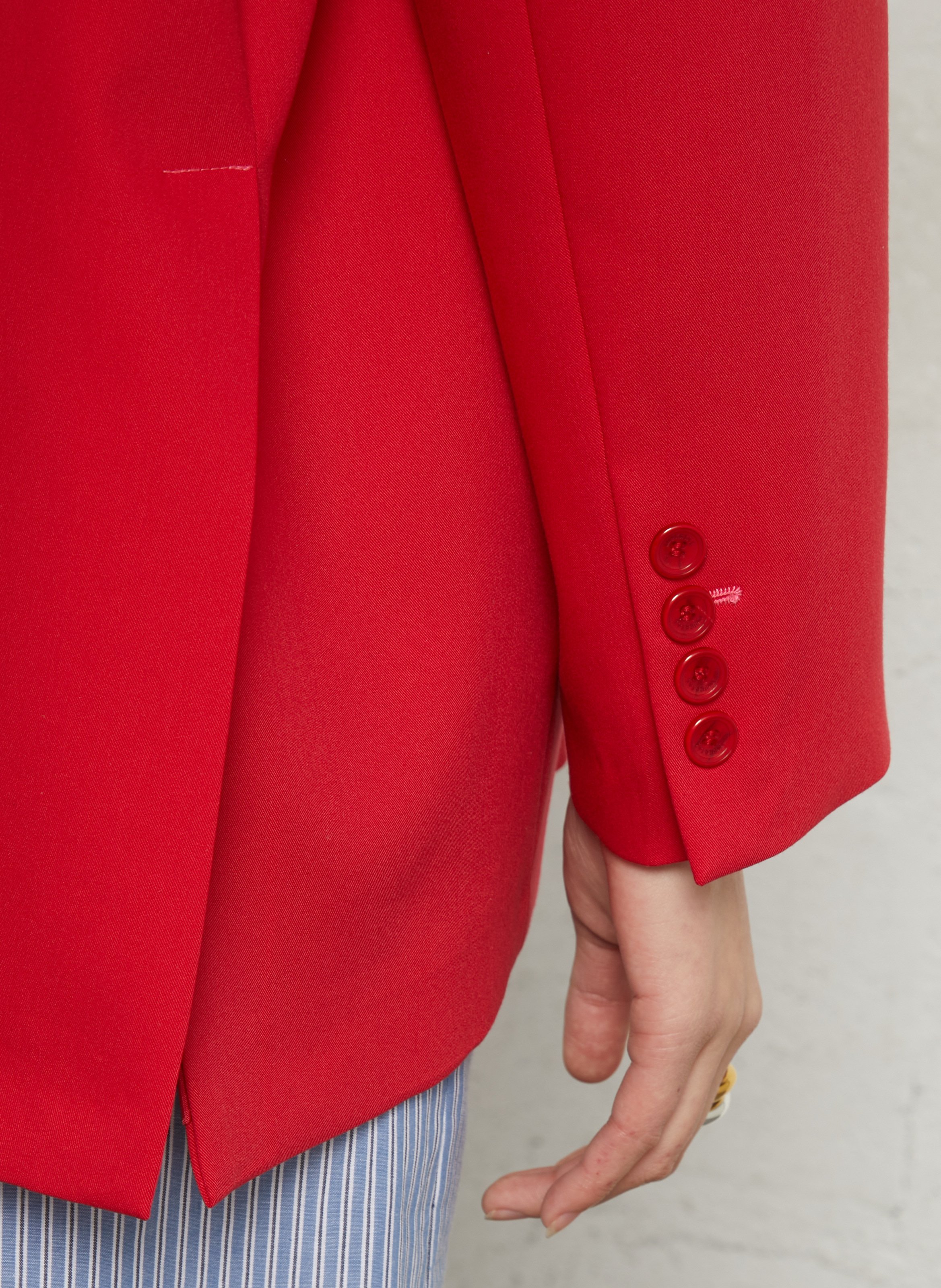 Oversized jasje met reverskraag IMPERIAL Rood