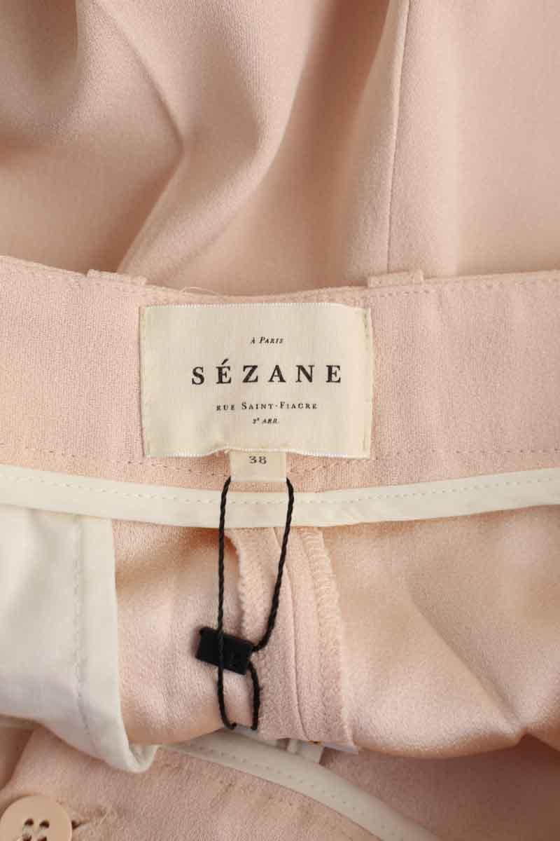 Pantalon droit SEZANE - Seconde main Rose