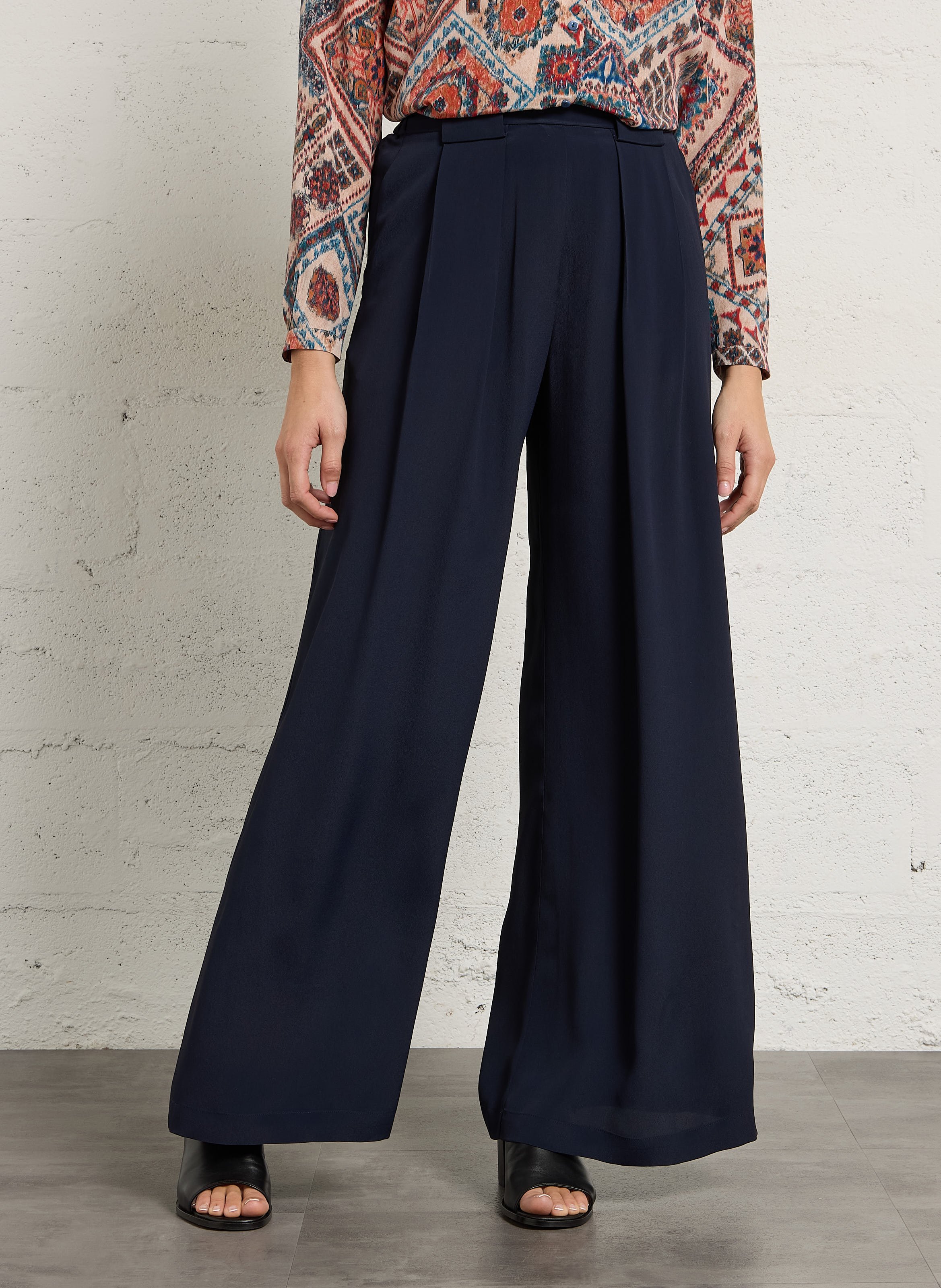 Pantalon large  MOMONI Bleu