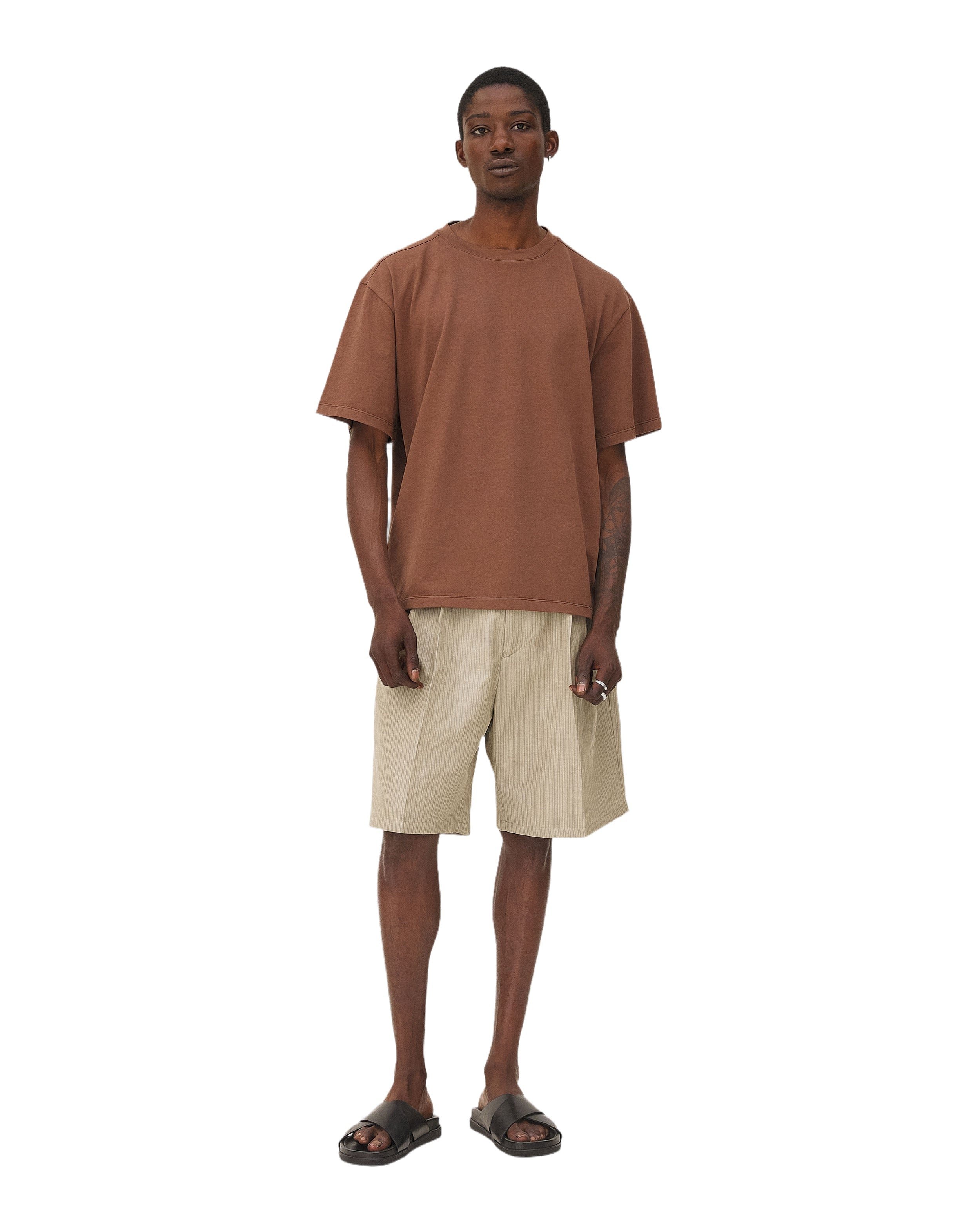 Oversized t-shirt GUMI MOCHA Noyoco Brown