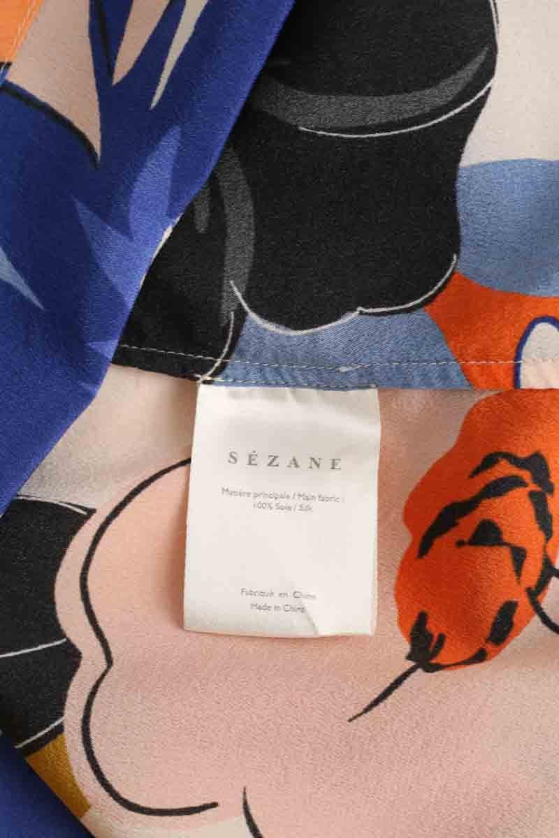 Azawood sleeveless top SEZANE - Seconde main Multicolored