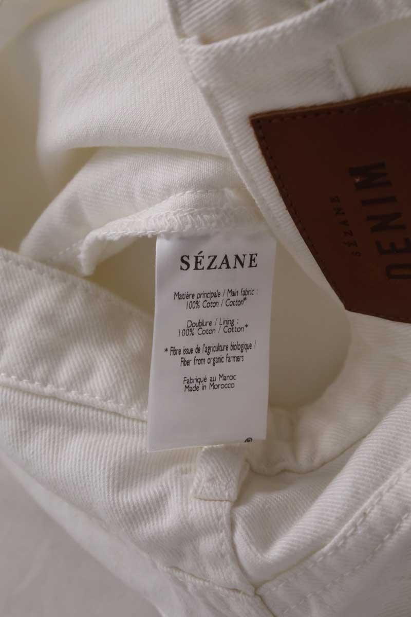 Jean droit SEZANE - Seconde main Blanc