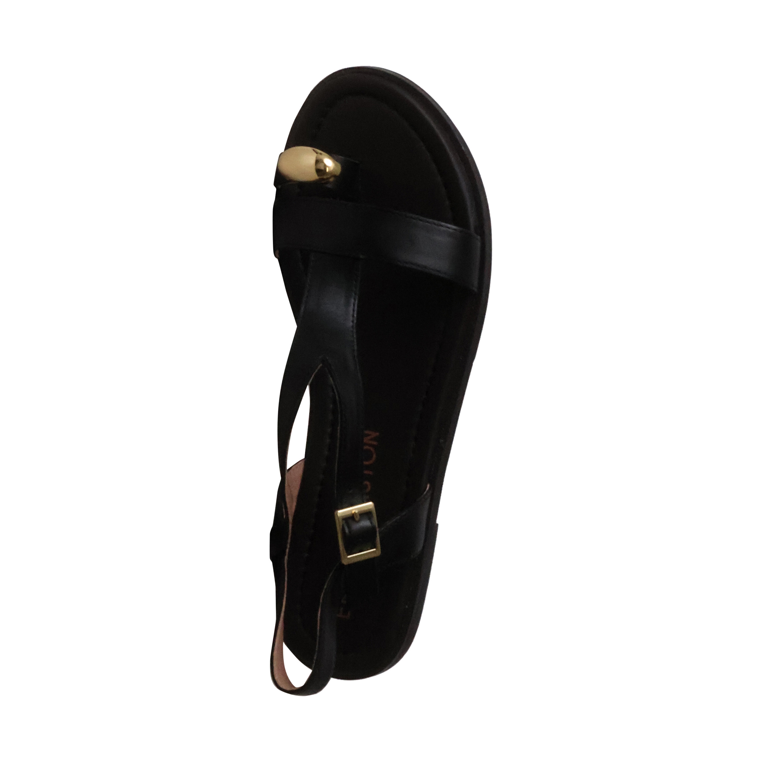 Lynda leather sandals EMILIE KARSTON Black