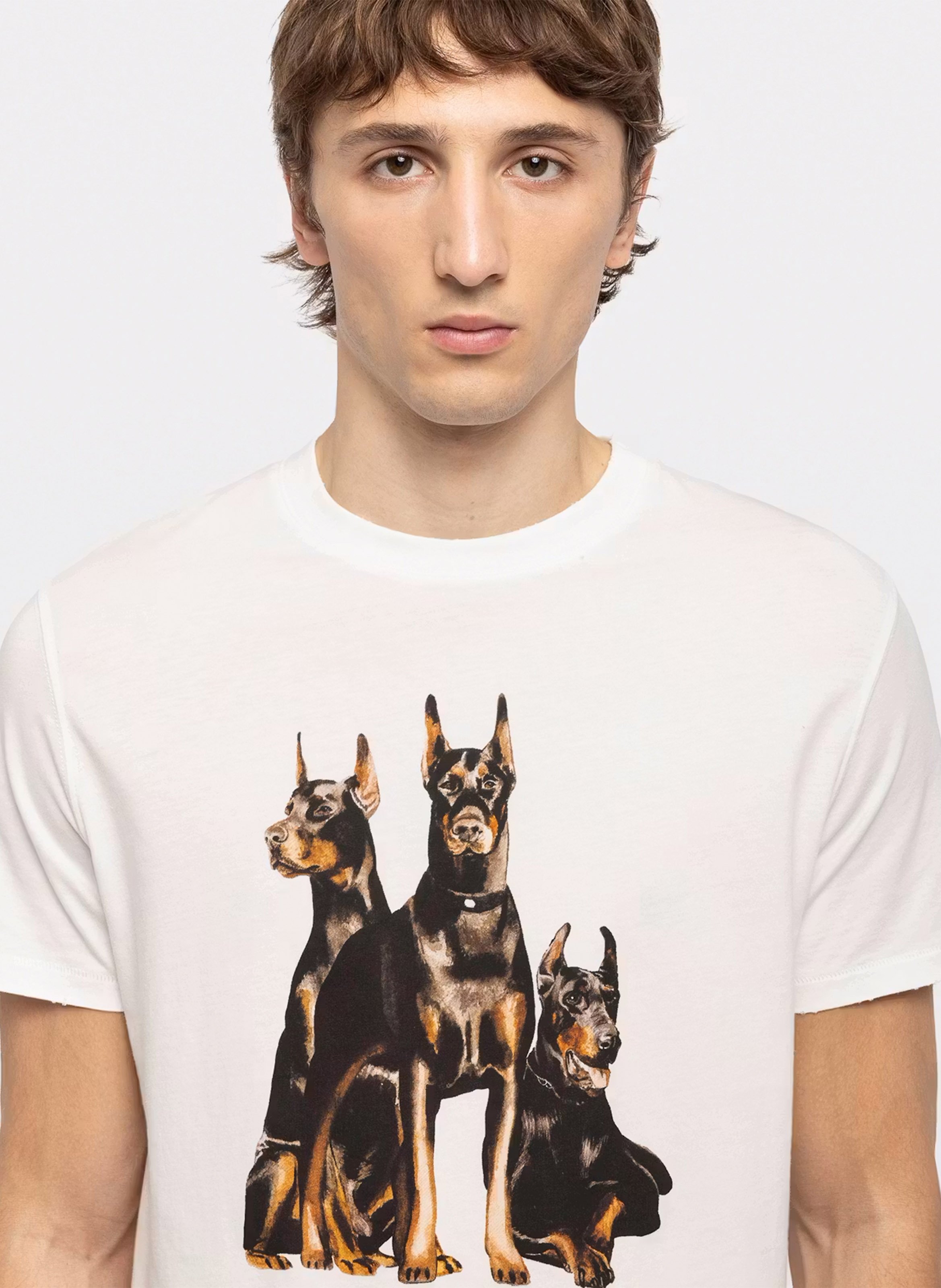 T-shirt scollo tondo serigrafata in cotone ZADIG&VOLTAIRE Bianco