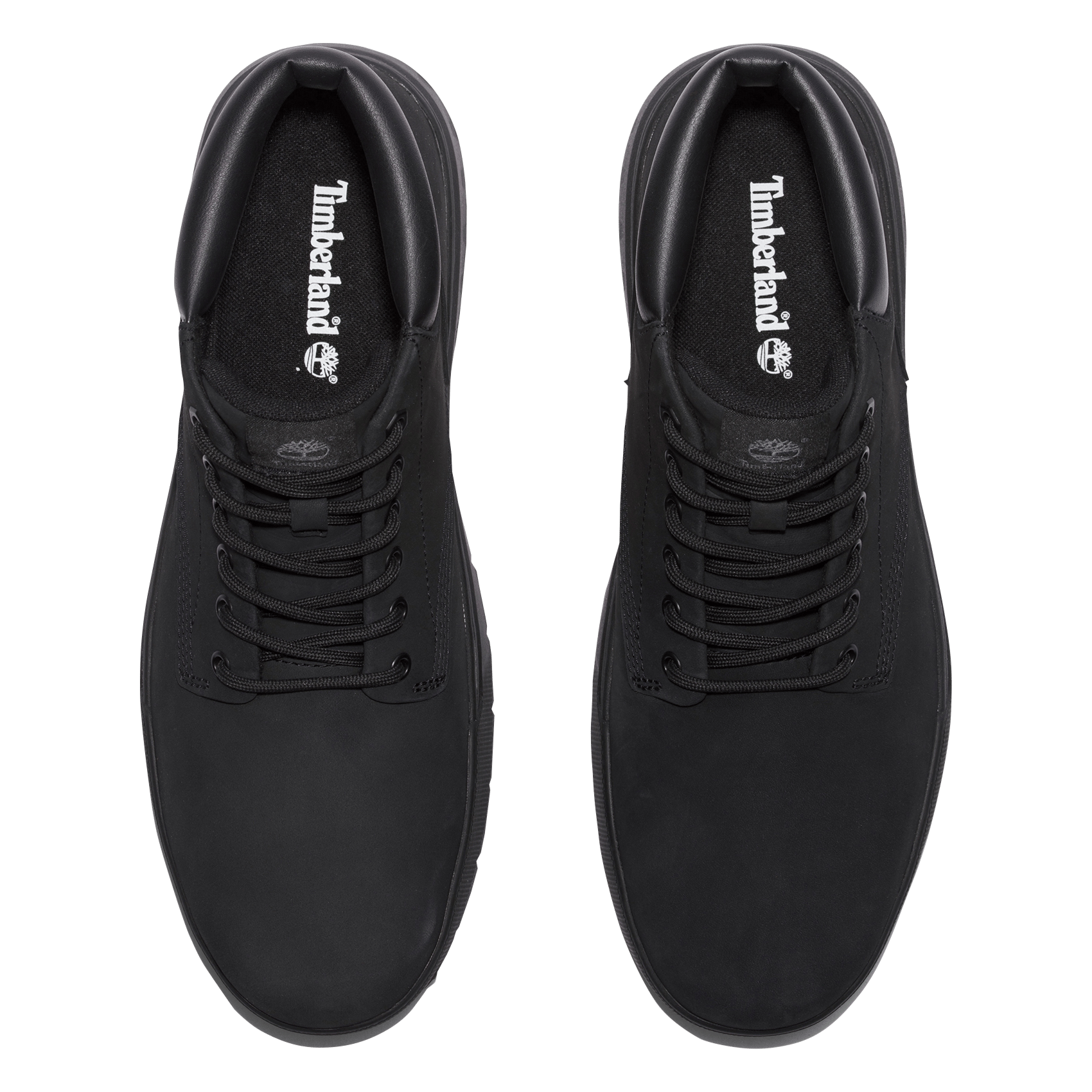 Baskets mi-haute en cuir TIMBERLAND Noir
