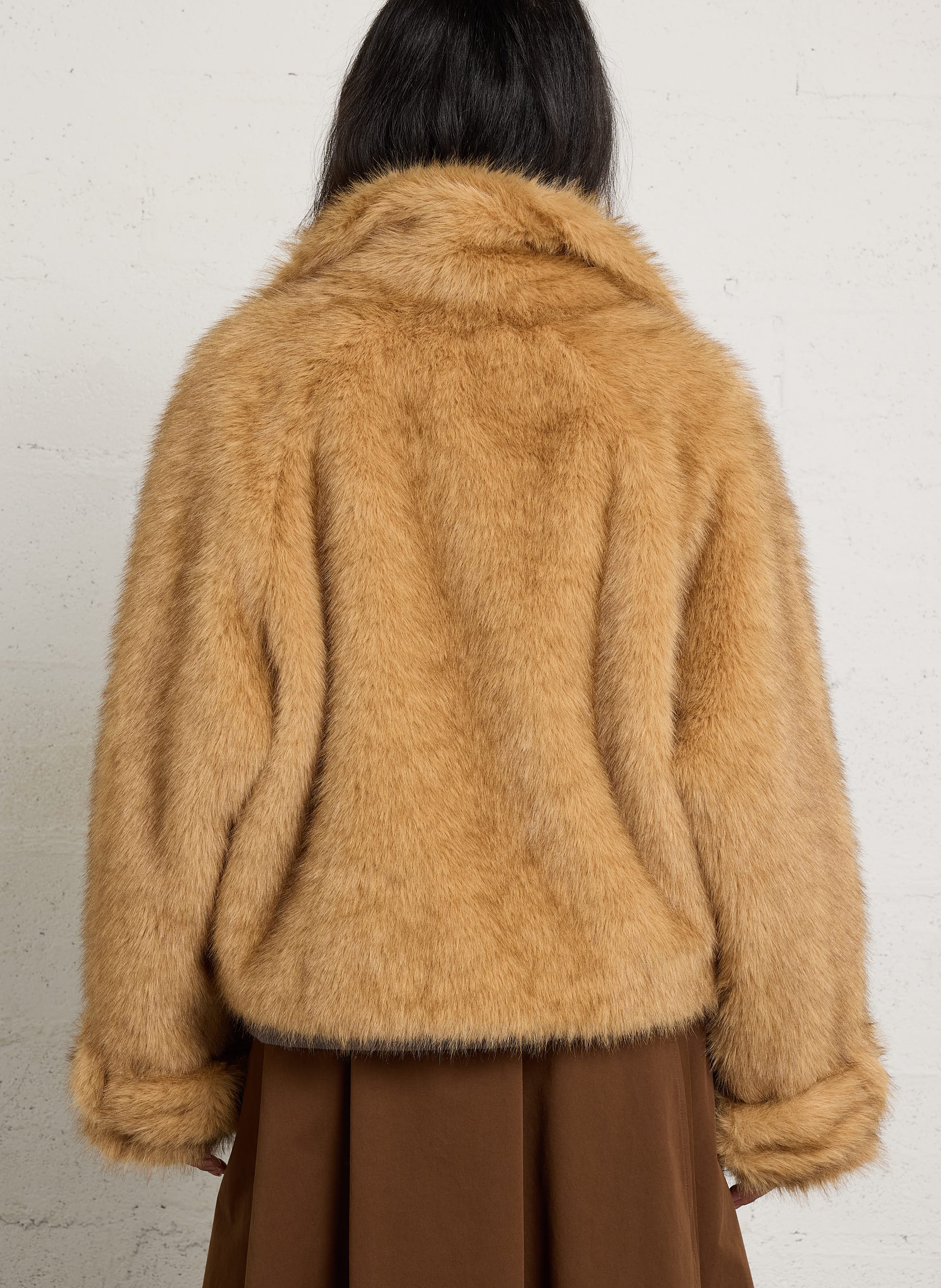Ruime jas van synthetisch bont BELLEROSE Veelkleurig