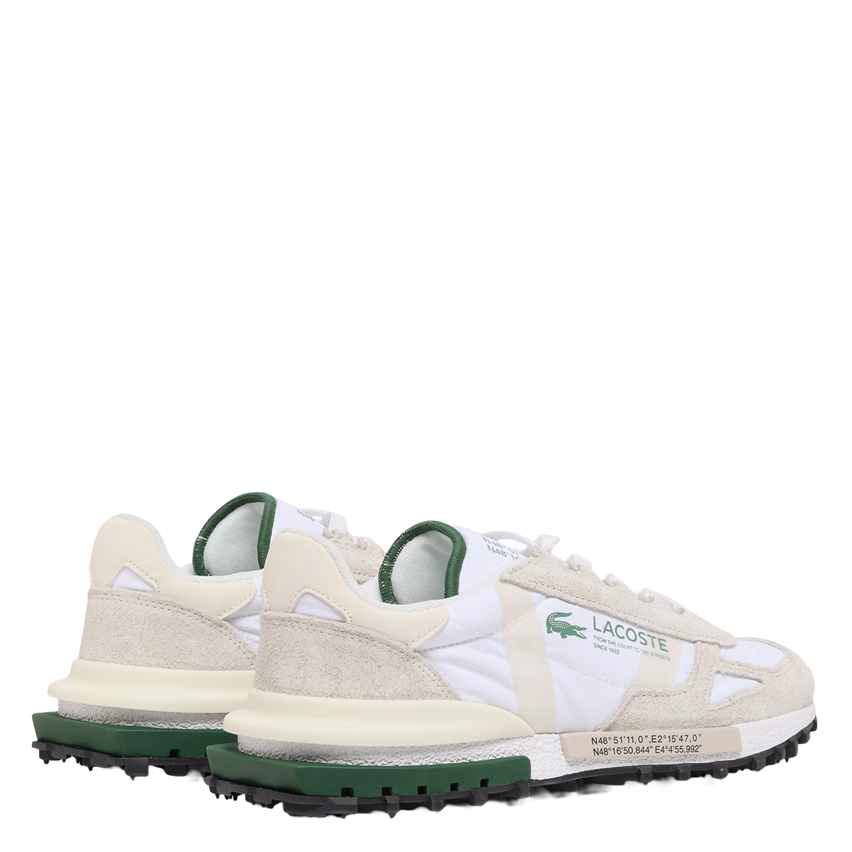 Leather low-top sneakers LACOSTE Multicolored