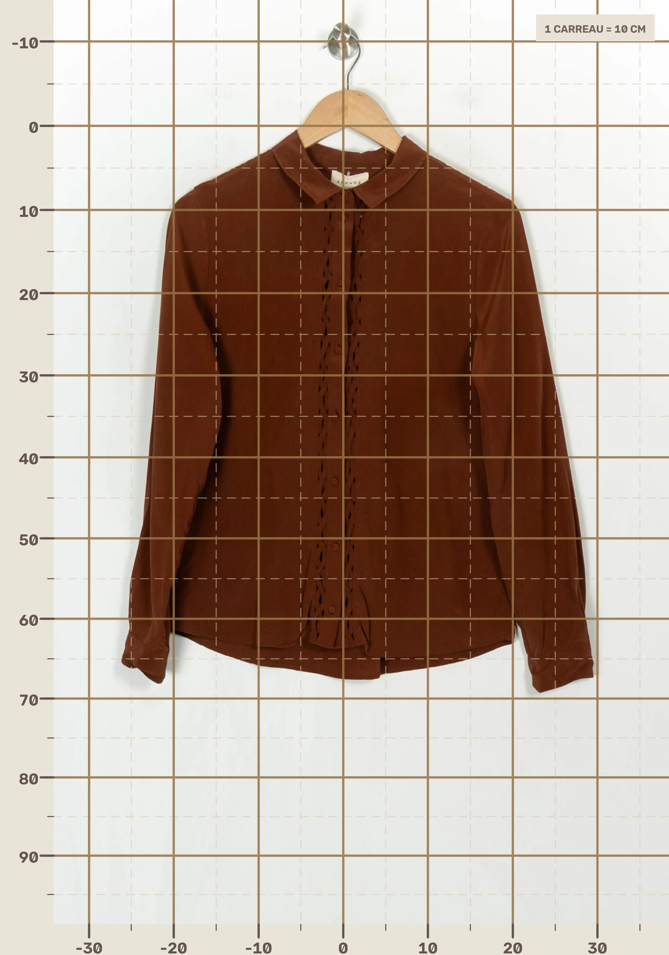 Chemise SEZANE - Seconde main Marron