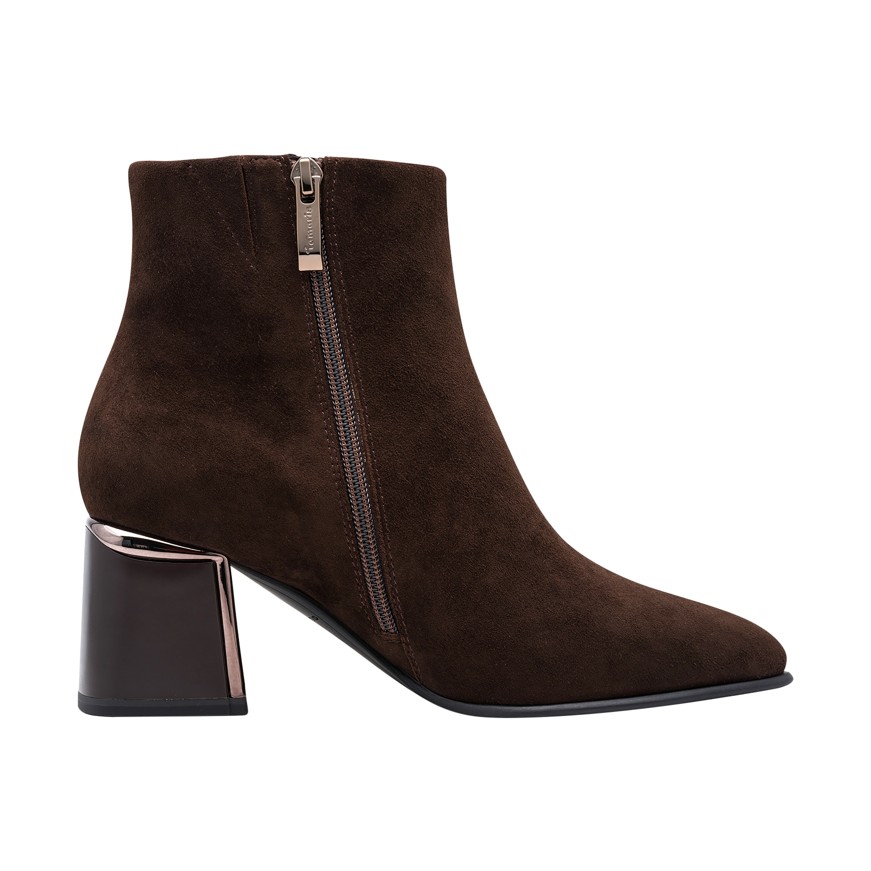 Leather ankle boot TAMARIS