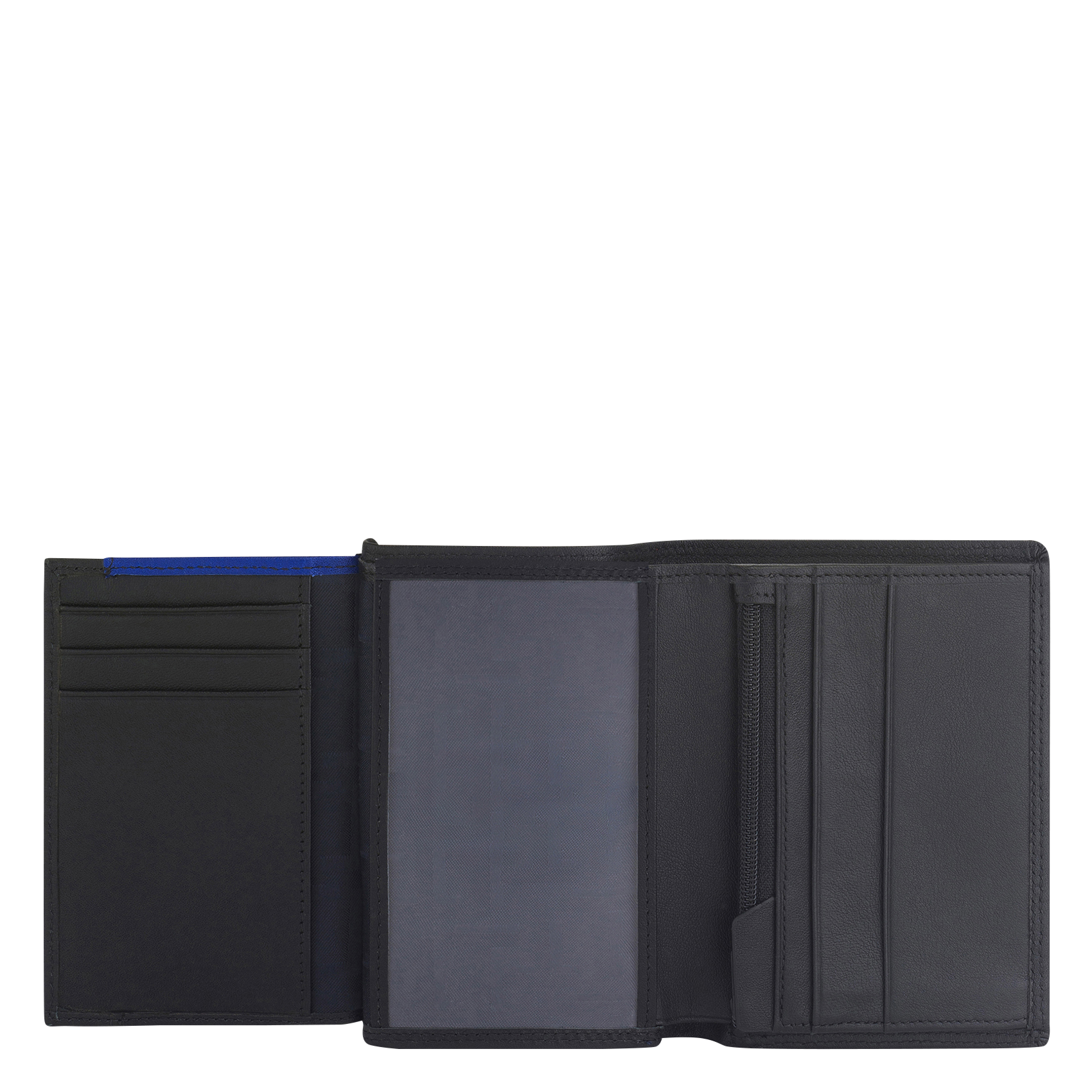 Leren portefeuille LE TANNEUR Zwart