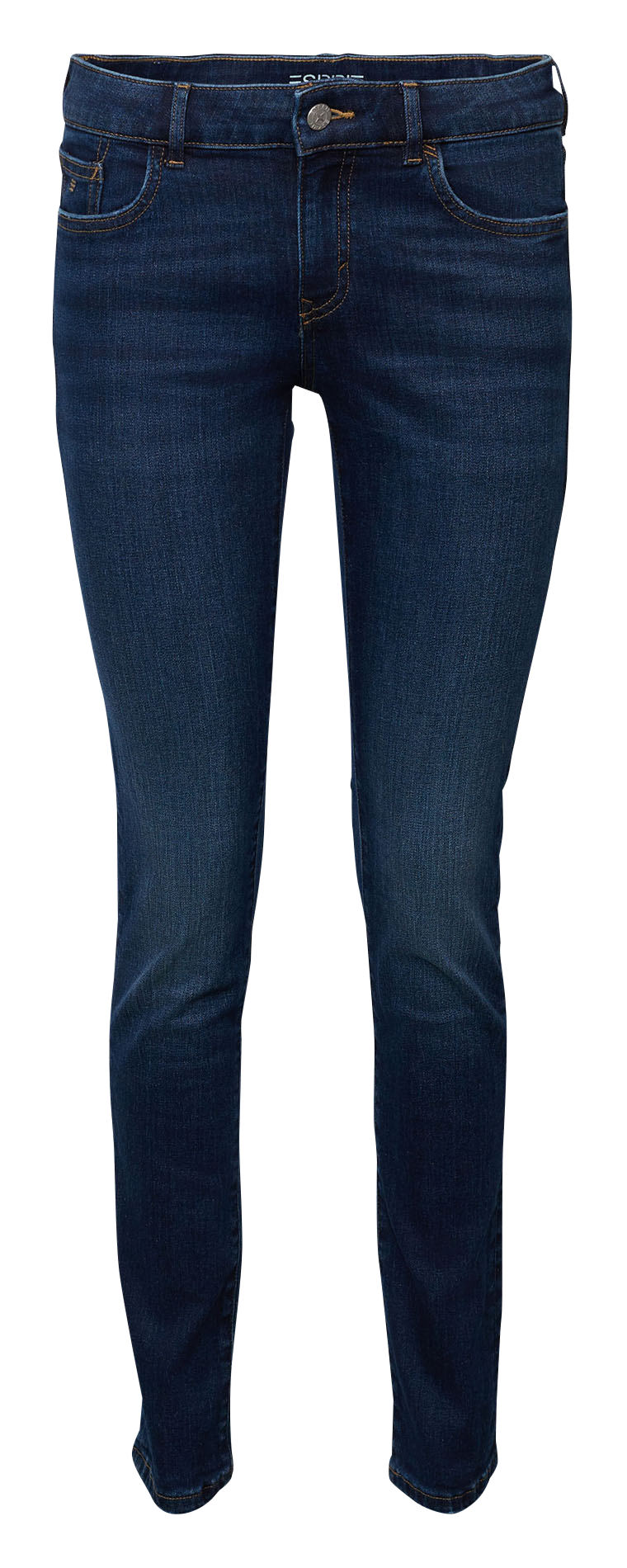 Jean skinny en coton mélangé  ESPRIT Jean Délavé