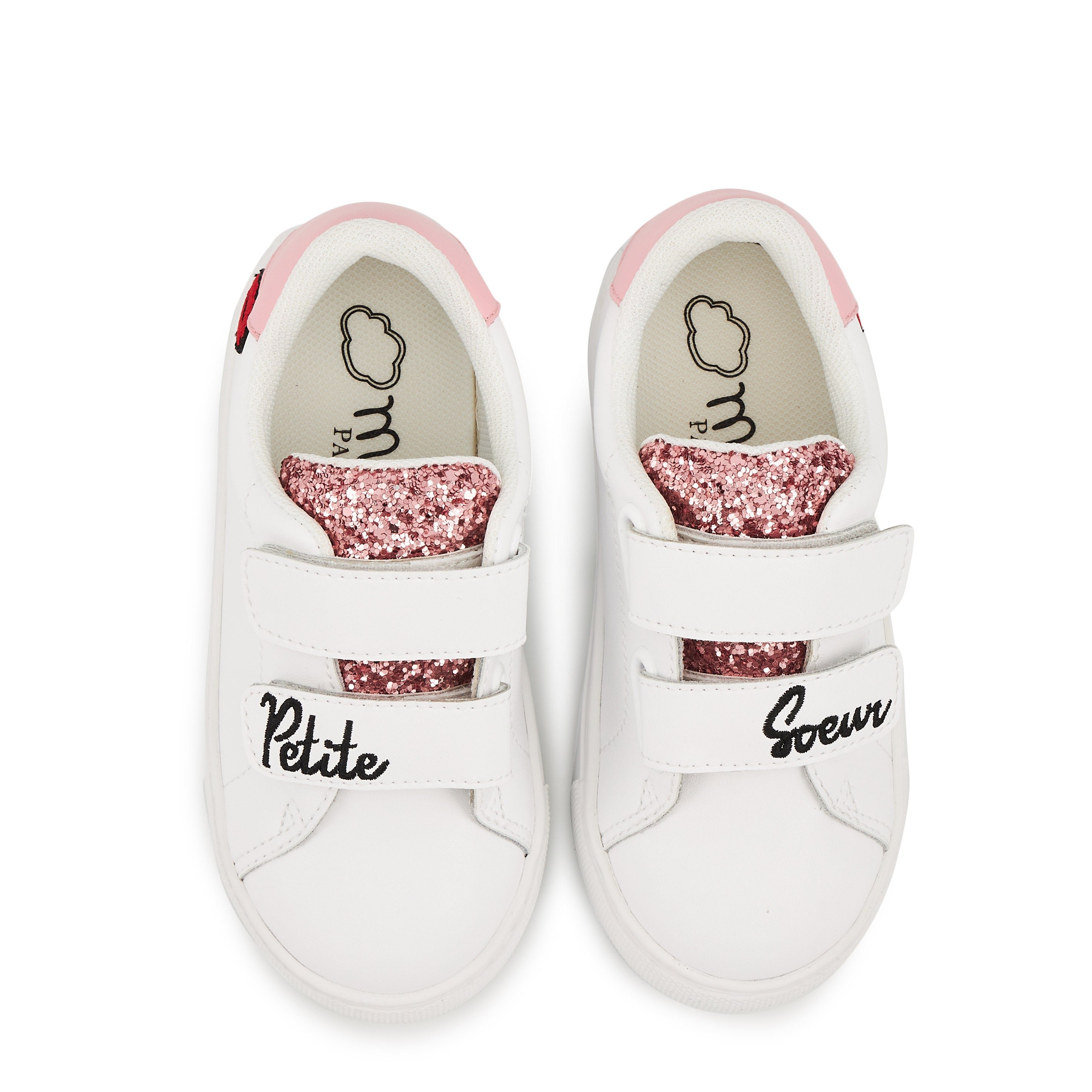 Leather sneakers BONS BAISERS PARIS White