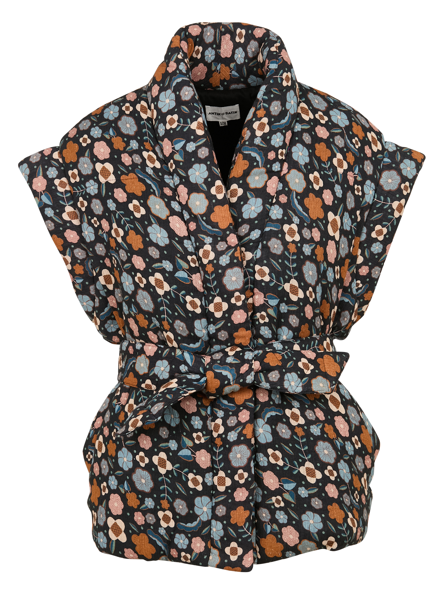 Gesteppte Baumwolljacke mit Schalkragen ANTIK BATIK Mehrfarbig