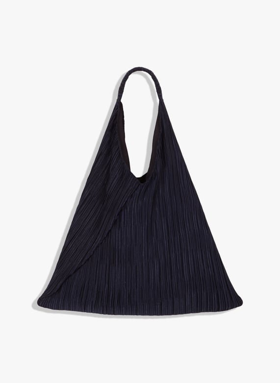 Pleated tote bag hotsell