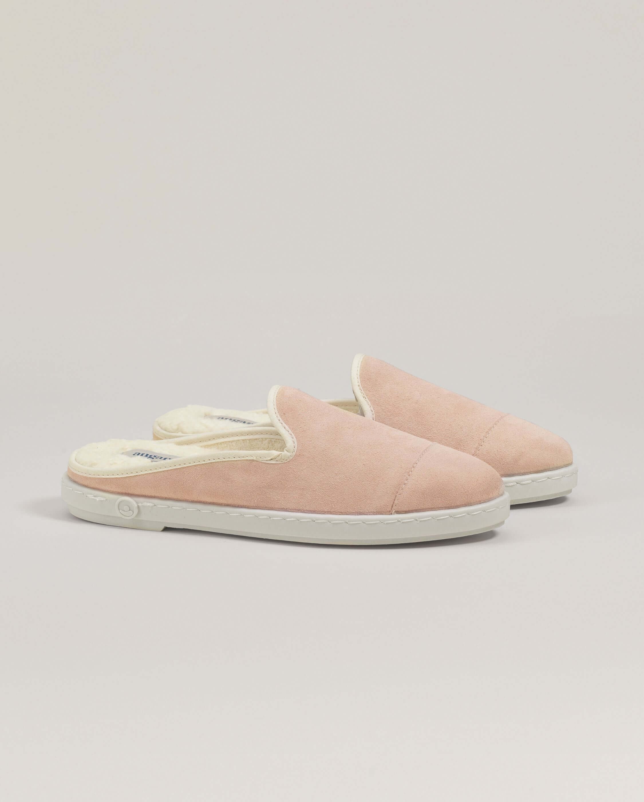 Women's leather mule, pink ANGARDE Pink