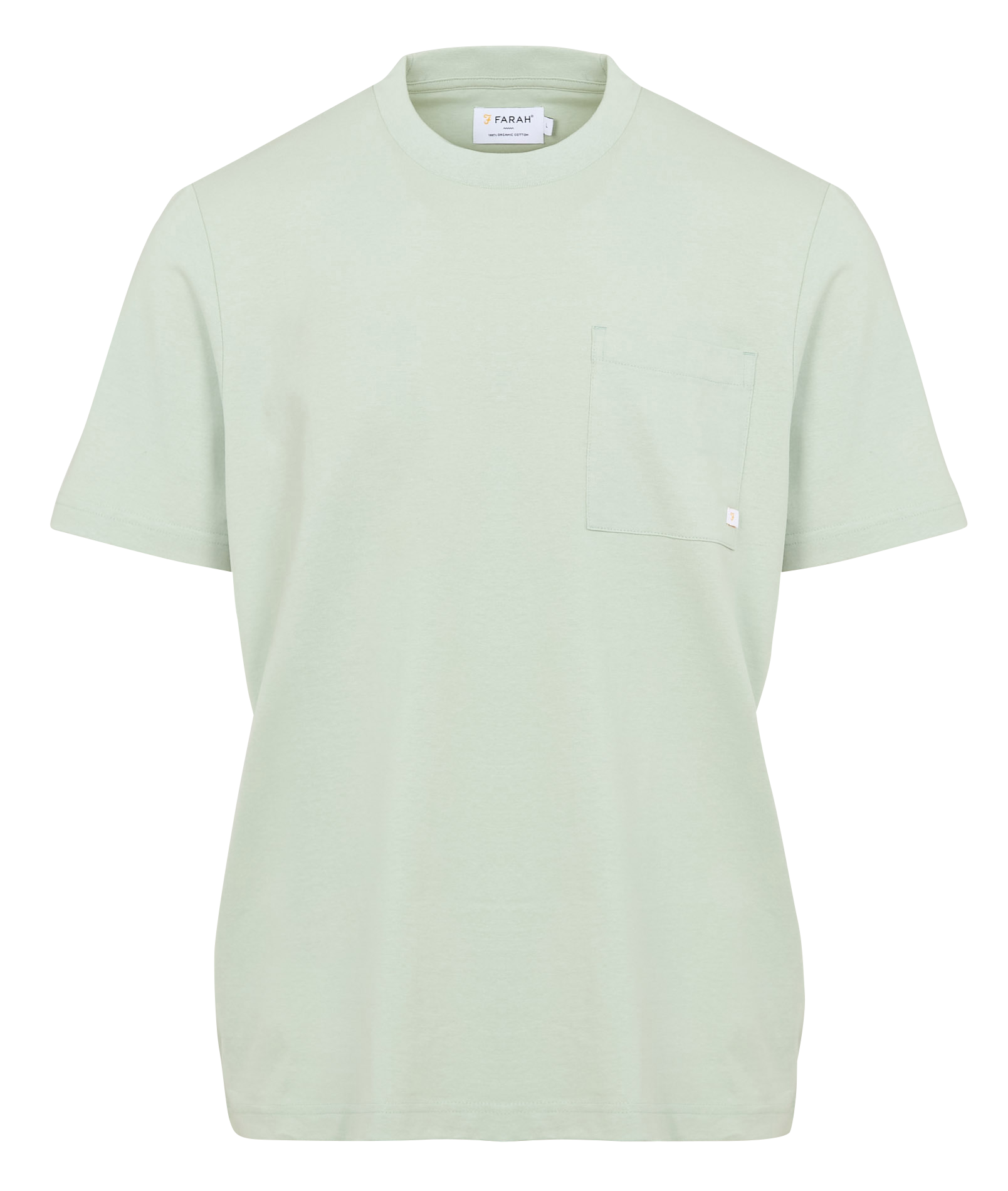Round-neck organic cotton T-shirt FARAH Green
