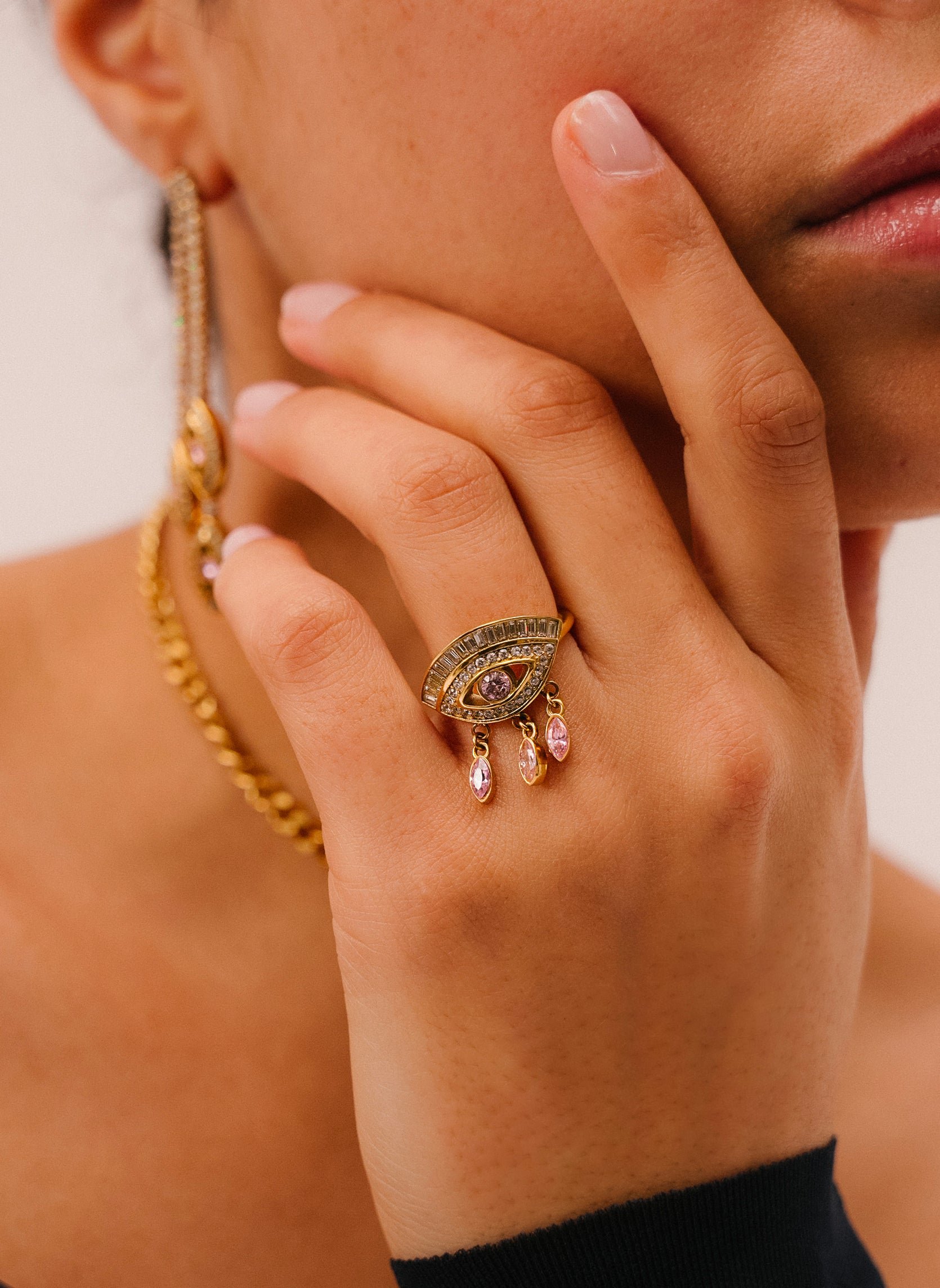 Fine ring AEC Paris Pink