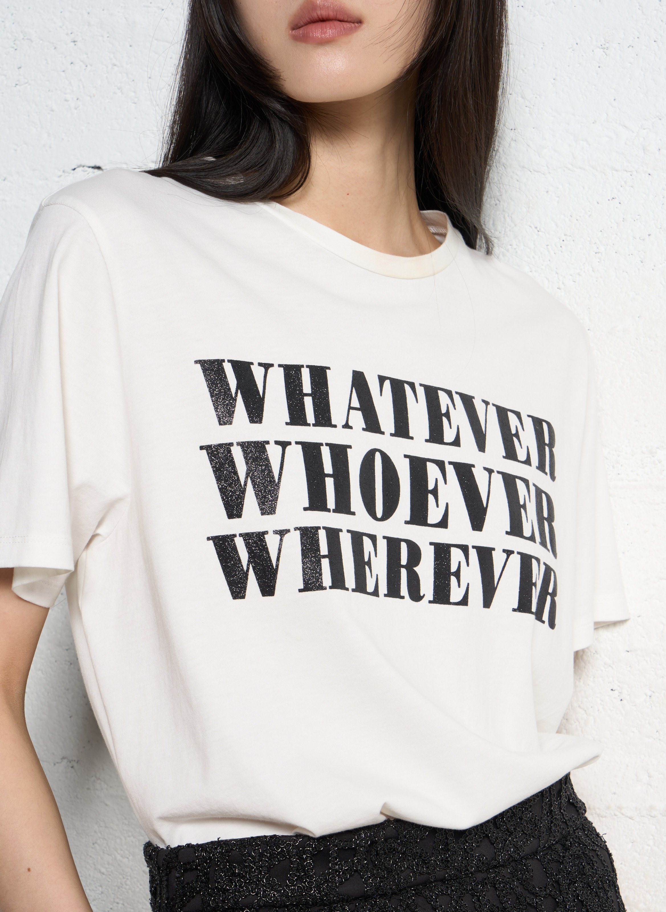 Baumwoll-Pullover mit Rundhalsausschnitt IKKS Weiss