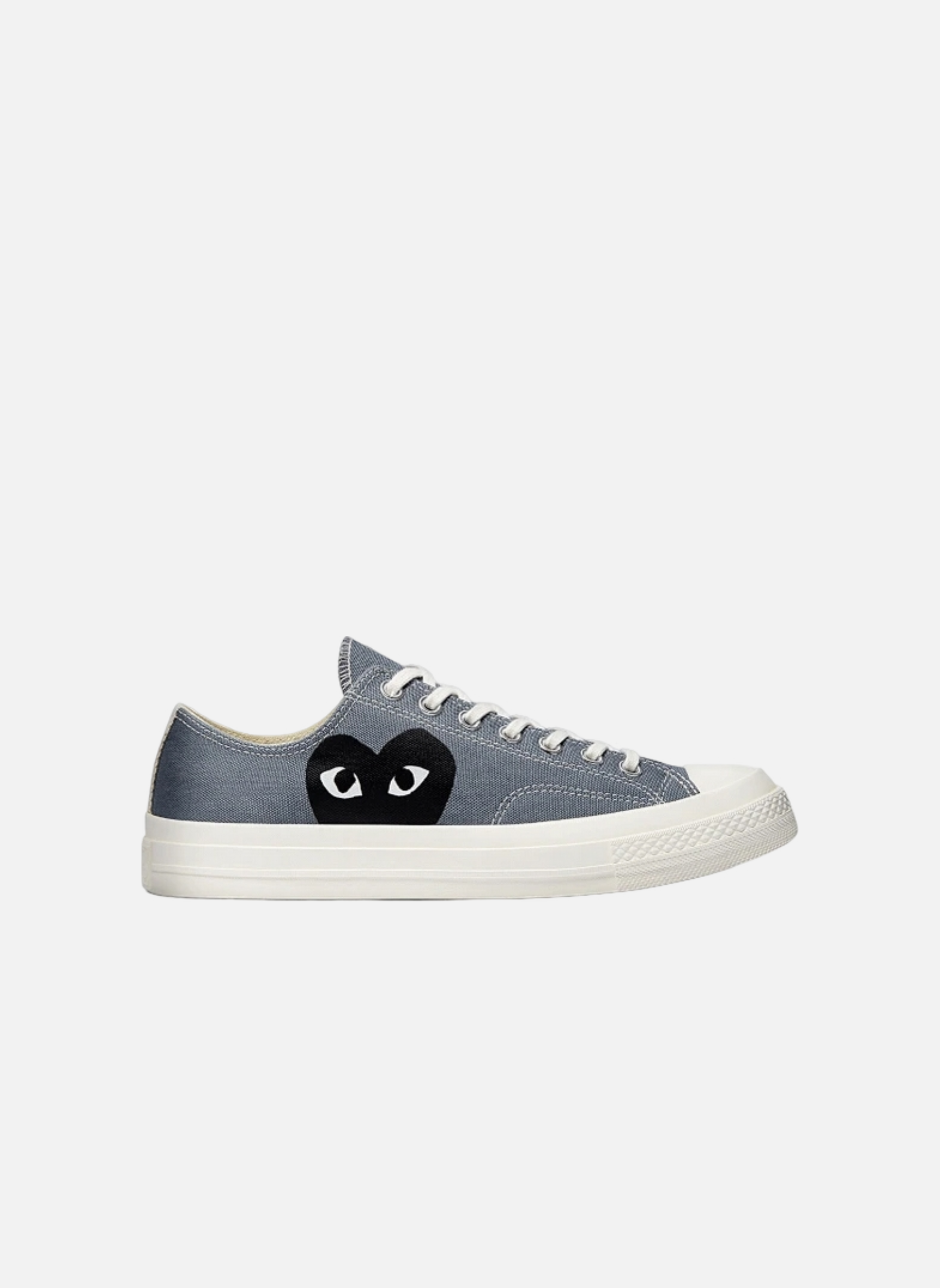Baskets chuck taylor 70s ox comme des garcons play steel grey CONVERSE White