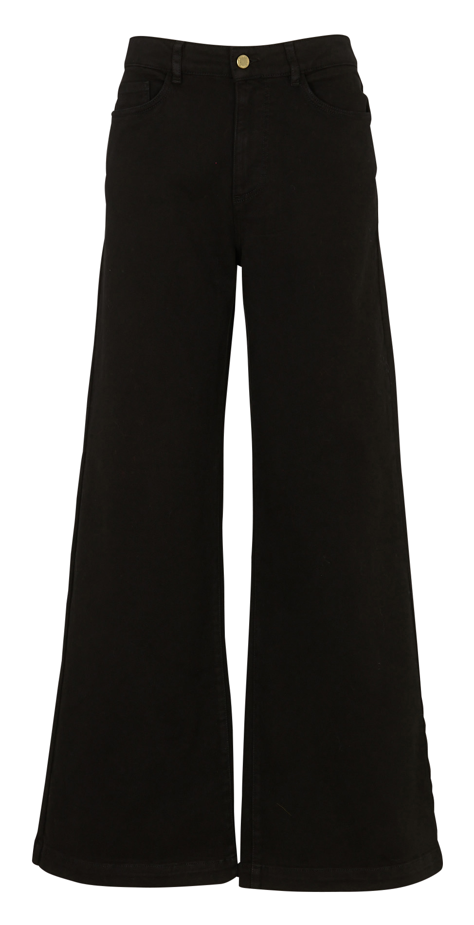 Jean large en coton mélangé I CODE Noir