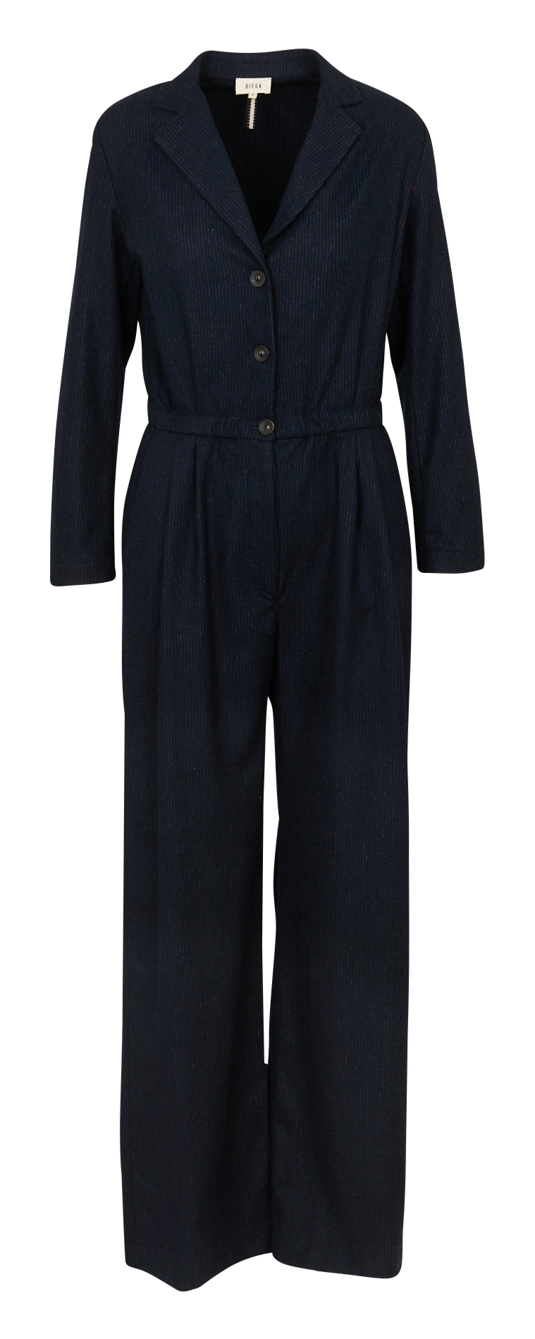 Combinaison col tailleur en laine mélangée DIEGA Bleu