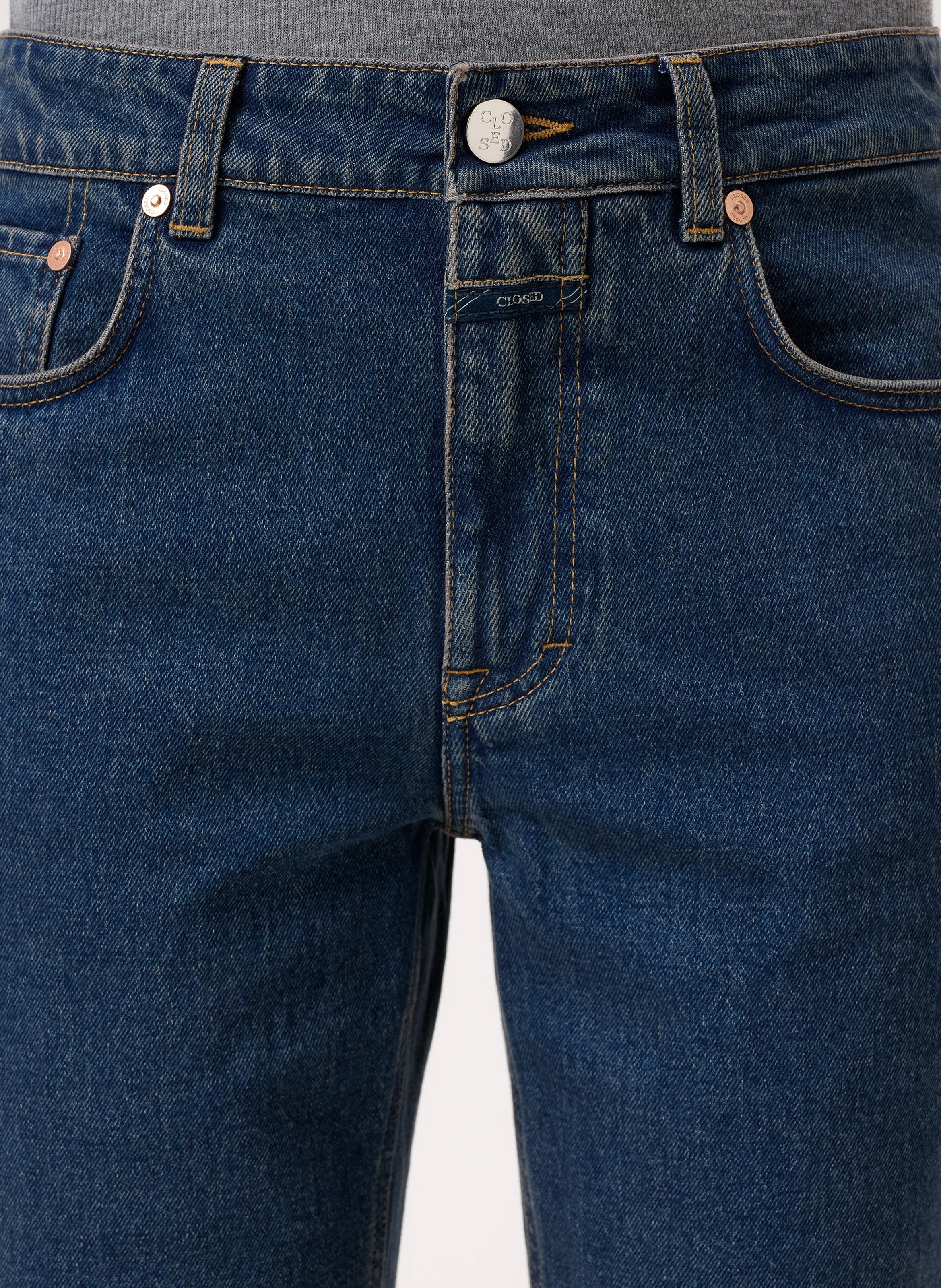 Flared cropped jeans in blended cotton CLOSED Blue